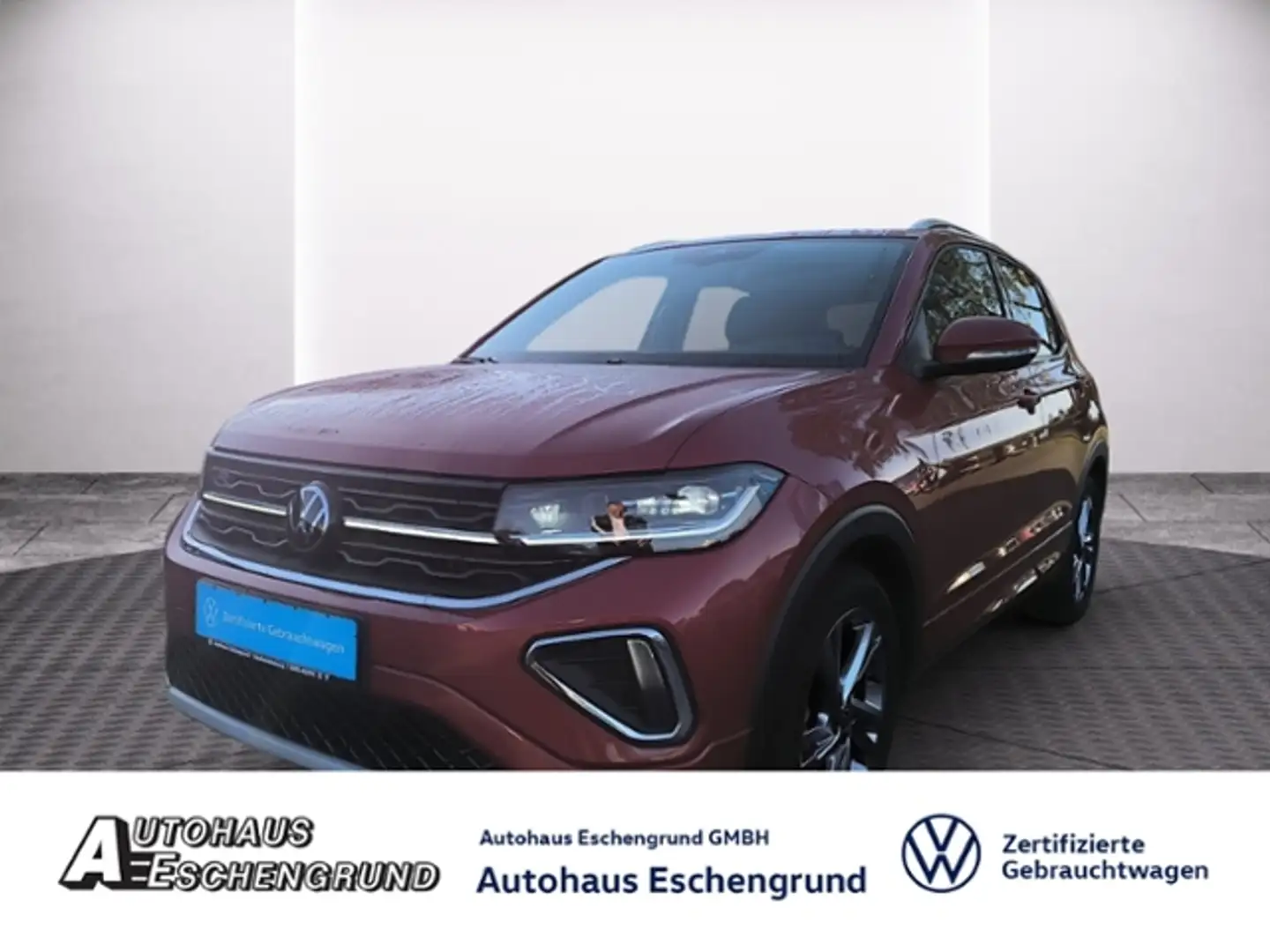 Volkswagen T-Cross 1.0 TSI DSG R-Line LED IQ.LIGHT NAVI Rot - 1