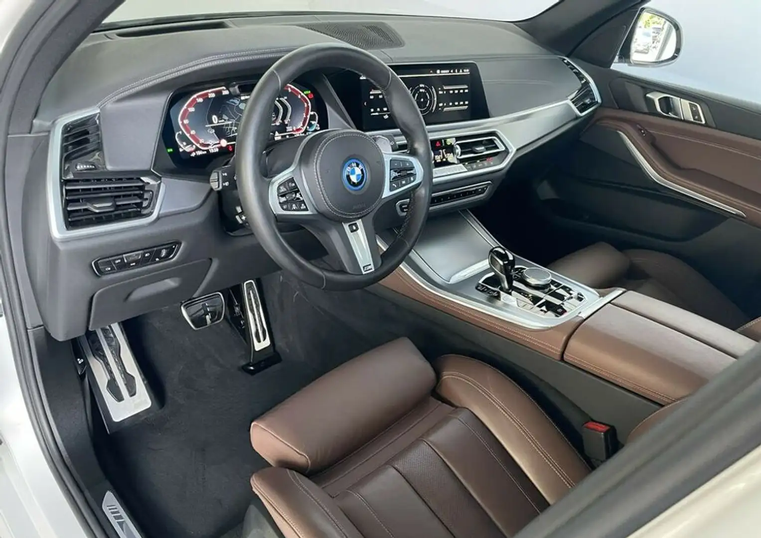BMW X5 xDrive 45e M *LASER*PANO*AHK*ACC*HuD*360°*KeyGo Weiß - 2