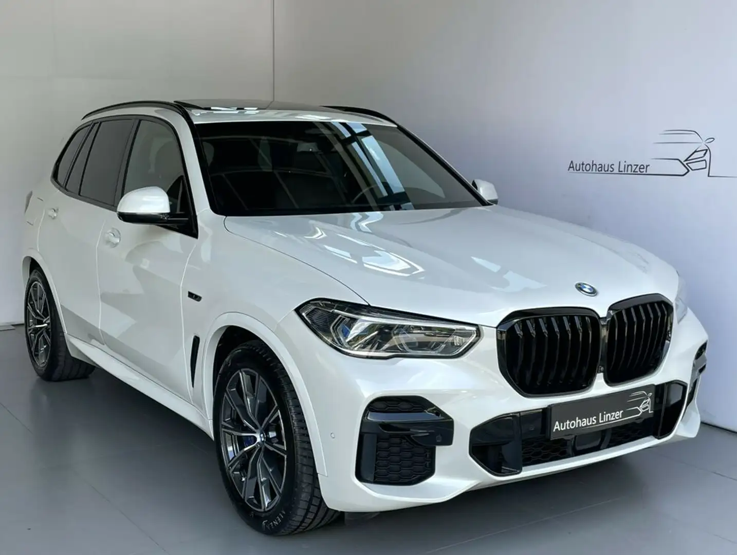 BMW X5 xDrive 45e M *LASER*PANO*AHK*ACC*HuD*360°*KeyGo Weiß - 1