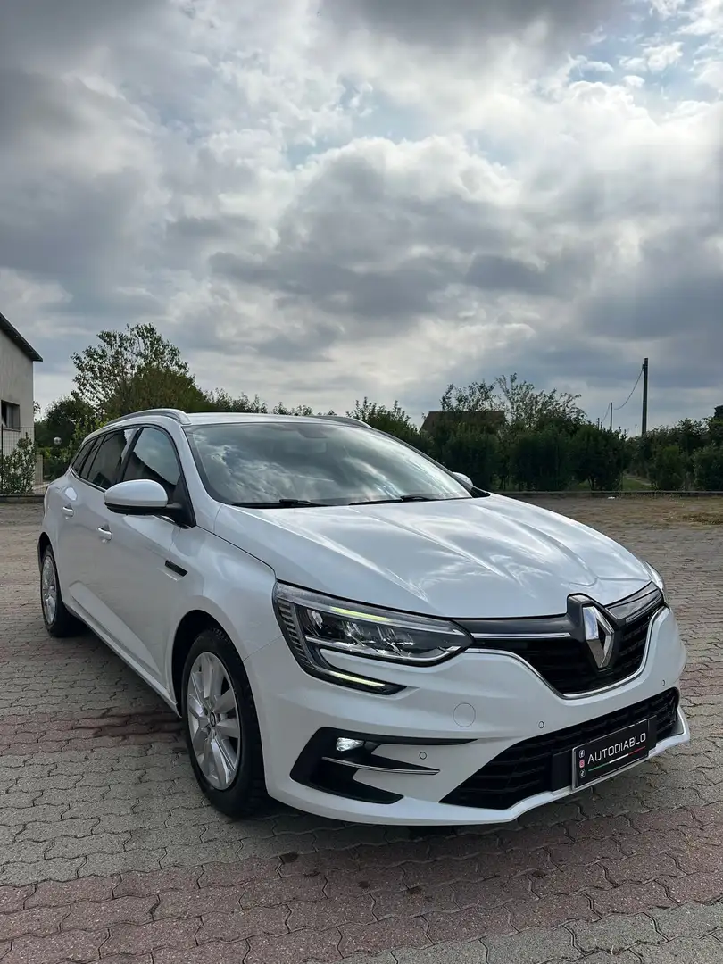 Renault Megane Sporter 1.5 blue dci Equilibre 115cv edc Blanc - 1