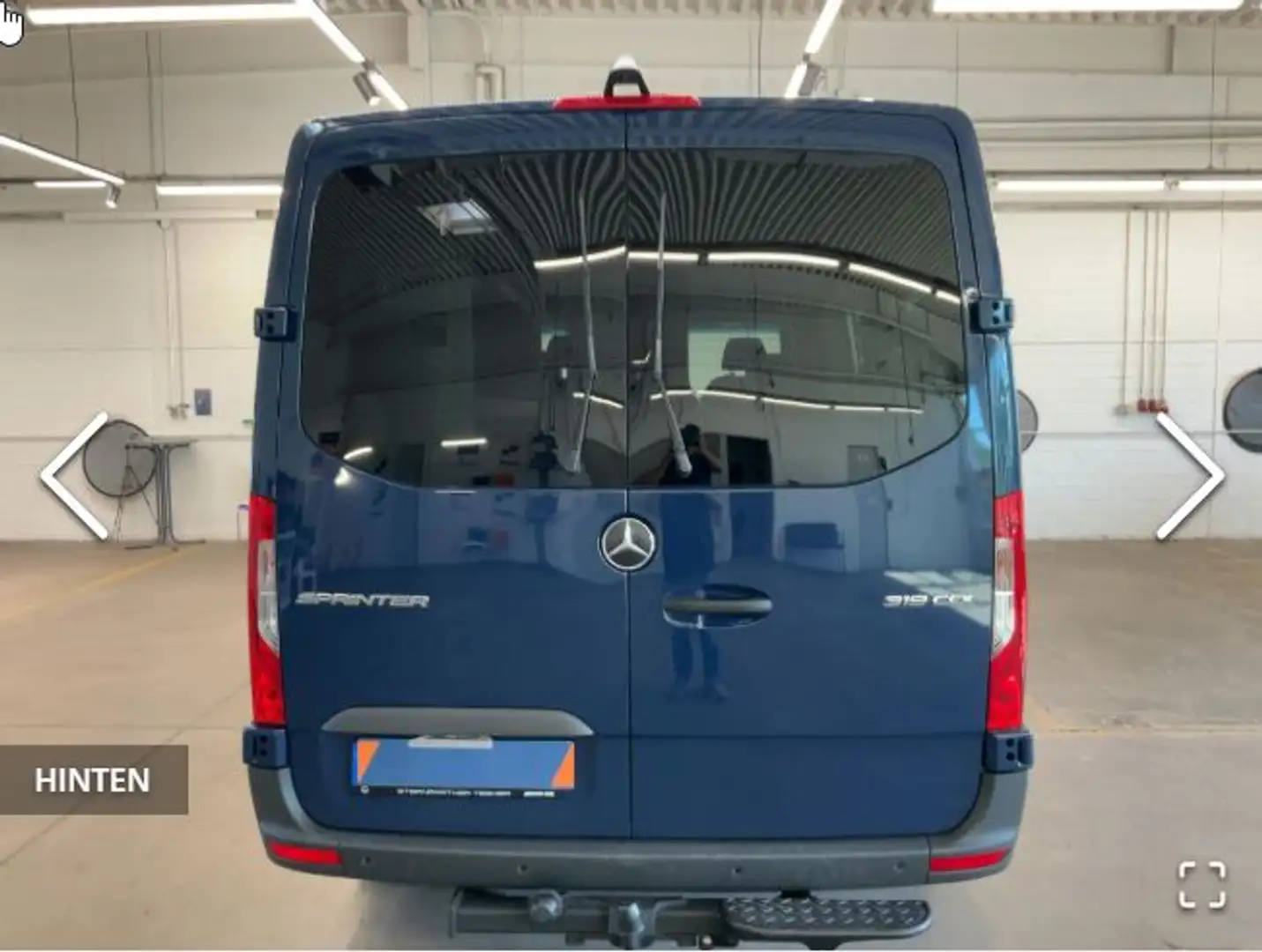 Mercedes-Benz Sprinter 319 CDI Mixto 9GT+STHZG+AHK+REGALEINBAU Bleu - 2