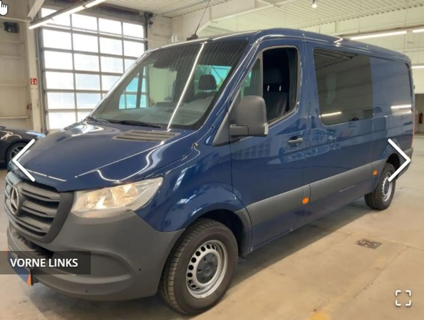 Mercedes-Benz Sprinter 319 CDI Mixto 9GT+STHZG+AHK+REGALEINBAU Bleu - 1