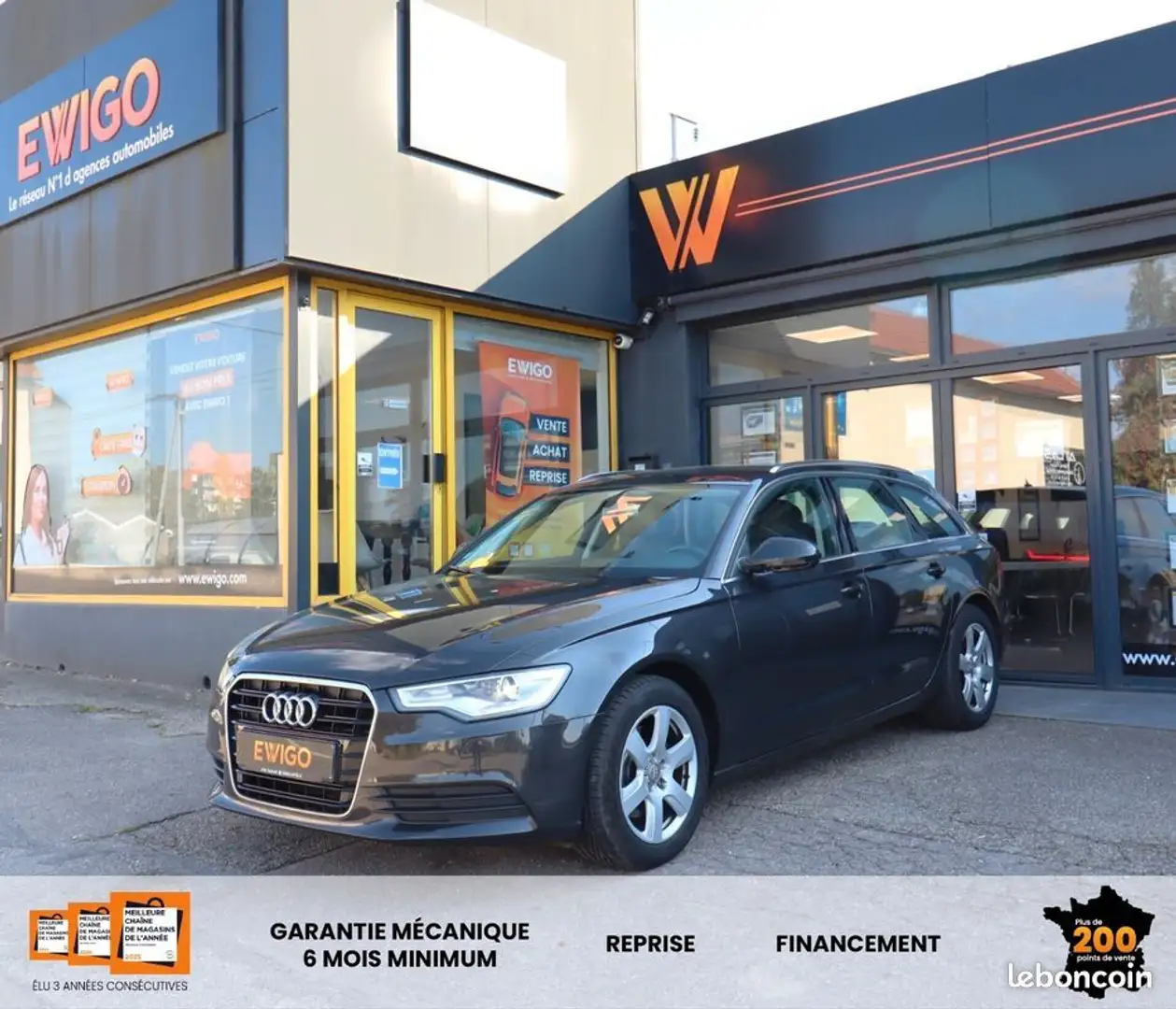Audi A6 2.0 tdi 175 ch ambiente multitronic bva sieges chauffants Gris - 1