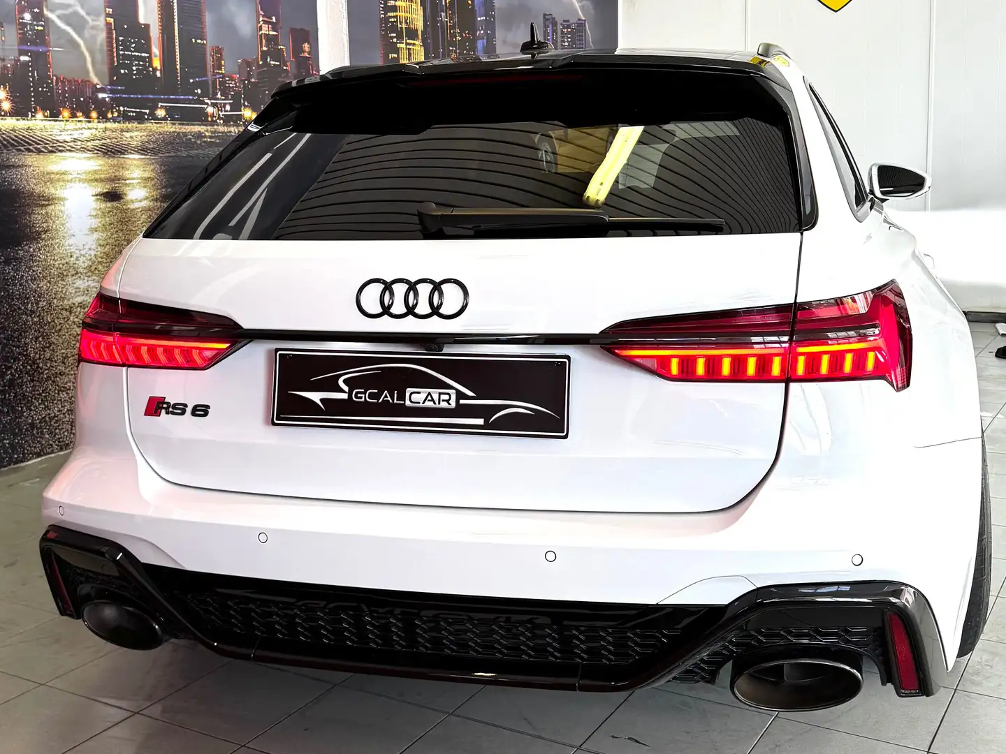 Audi RS6 600CV RUOTE POST STERZ FRENI CARBONCERA OK PERMUTE Bianco - 2