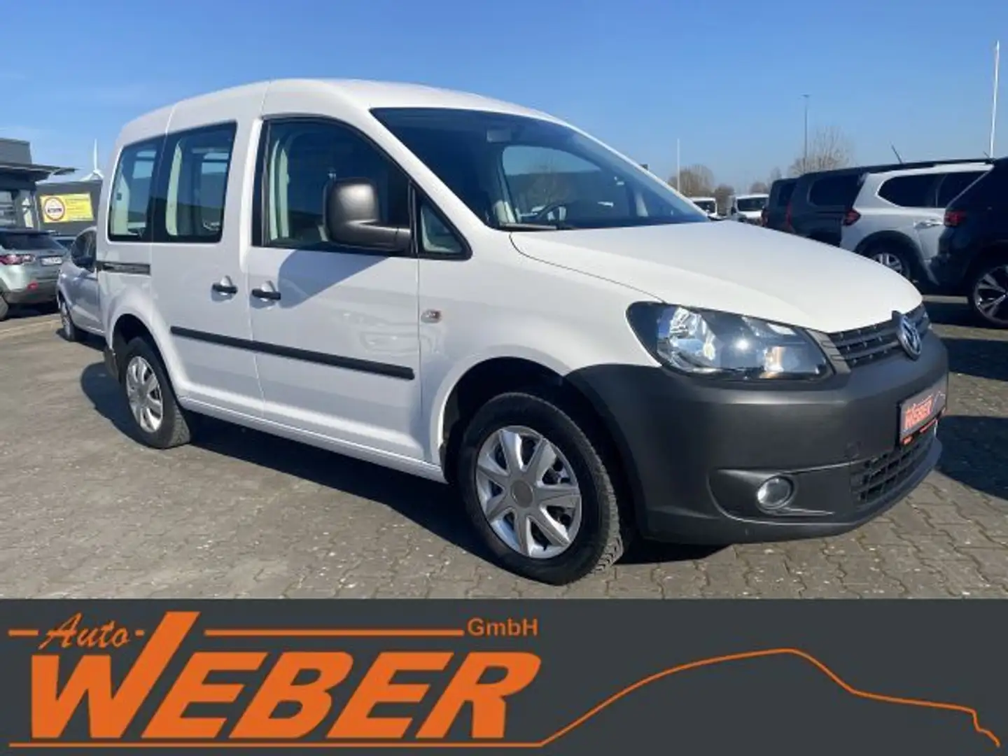Volkswagen Caddy Kasten 1.6TDI Checkheft 2 Schiebetüren AHK Weiß - 2