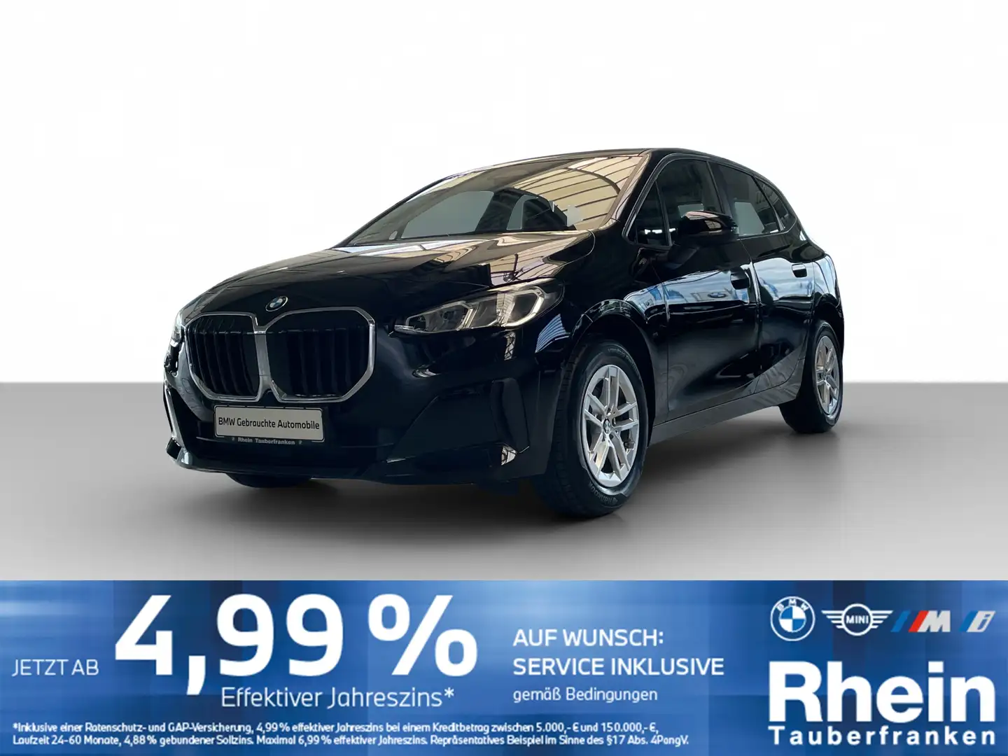 BMW 218 i Active Tourer NaviProf*Apple*SHZ*Parkassist Nero - 1