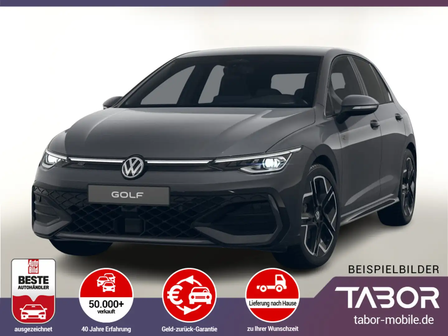 Volkswagen Golf 8 2.0 TDI 150 DSG R-Line Matrix Keyl ParkAs Grau - 1