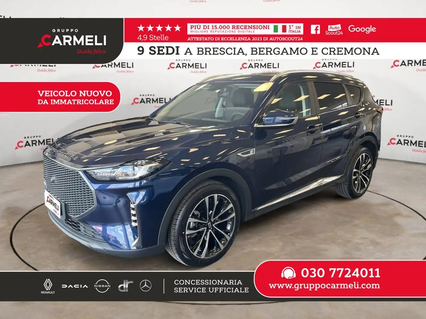 Sportequipe Sportequipe 7 GTW 1.5 turbo Gpl 156cv dct -CERCHI 20"-ADAS-185 Blau - 1