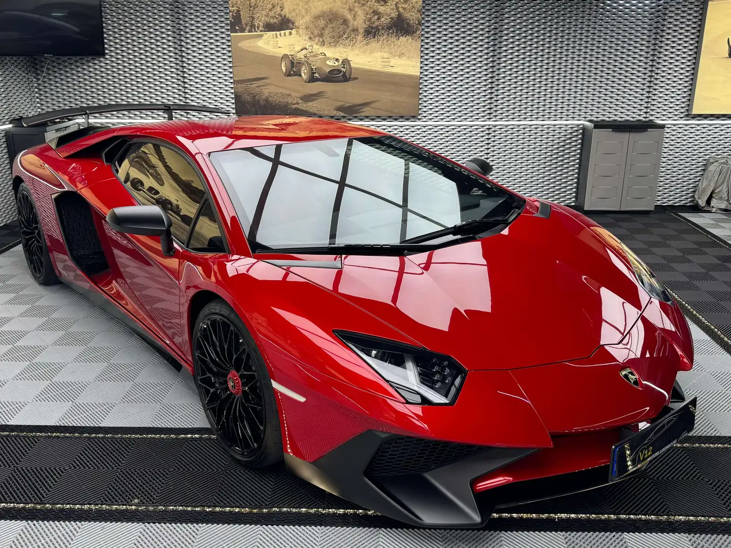 Lamborghini Aventador Aventador LP 750-4 SV Rosso Bia 2500 kms PPF Rouge - 1
