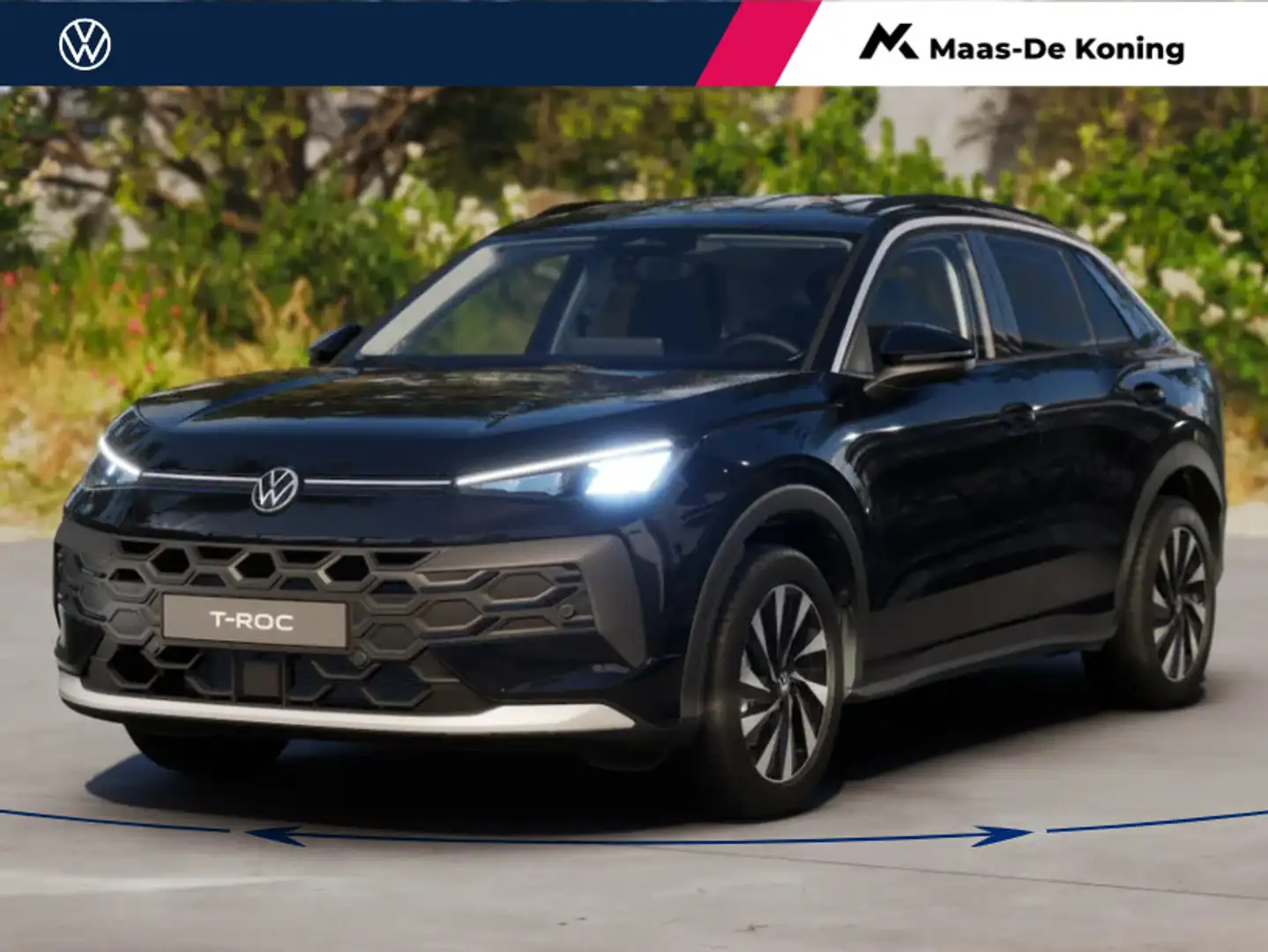 Volkswagen T-Roc Life First Edition 1.5 eTSI 116 PK 7 verns. DSG · Zwart - 1