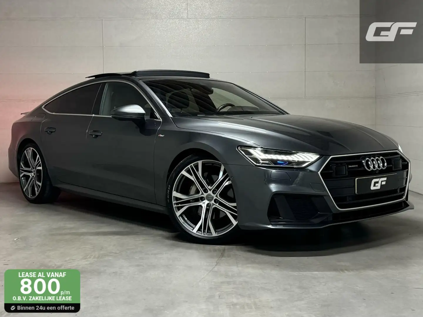 Audi A7 Sportback 50 TDI V6 Quattro S-Line Pano B&O+ Lucht Grijs - 1