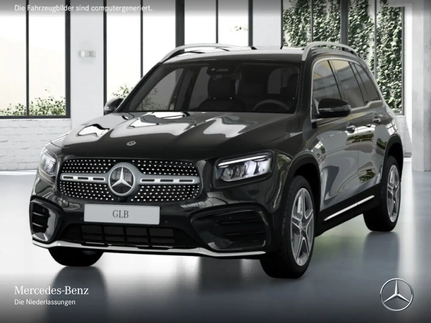 Mercedes-Benz GLB 220 4M AMG+360°+AHK+LED+TOTW+KEYLESS+8G Schwarz - 2