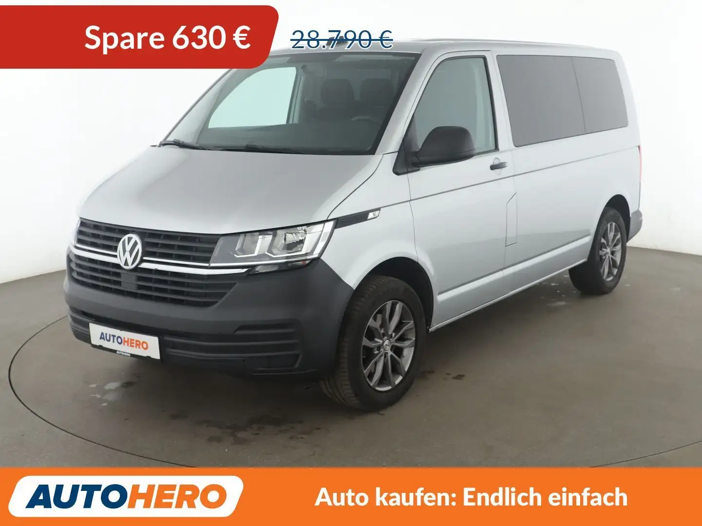 Volkswagen T6 Kombi 2.0 TDI FWD Aut.*PDC*SHZ*KLIMA*GARANTIE* Silber - 1