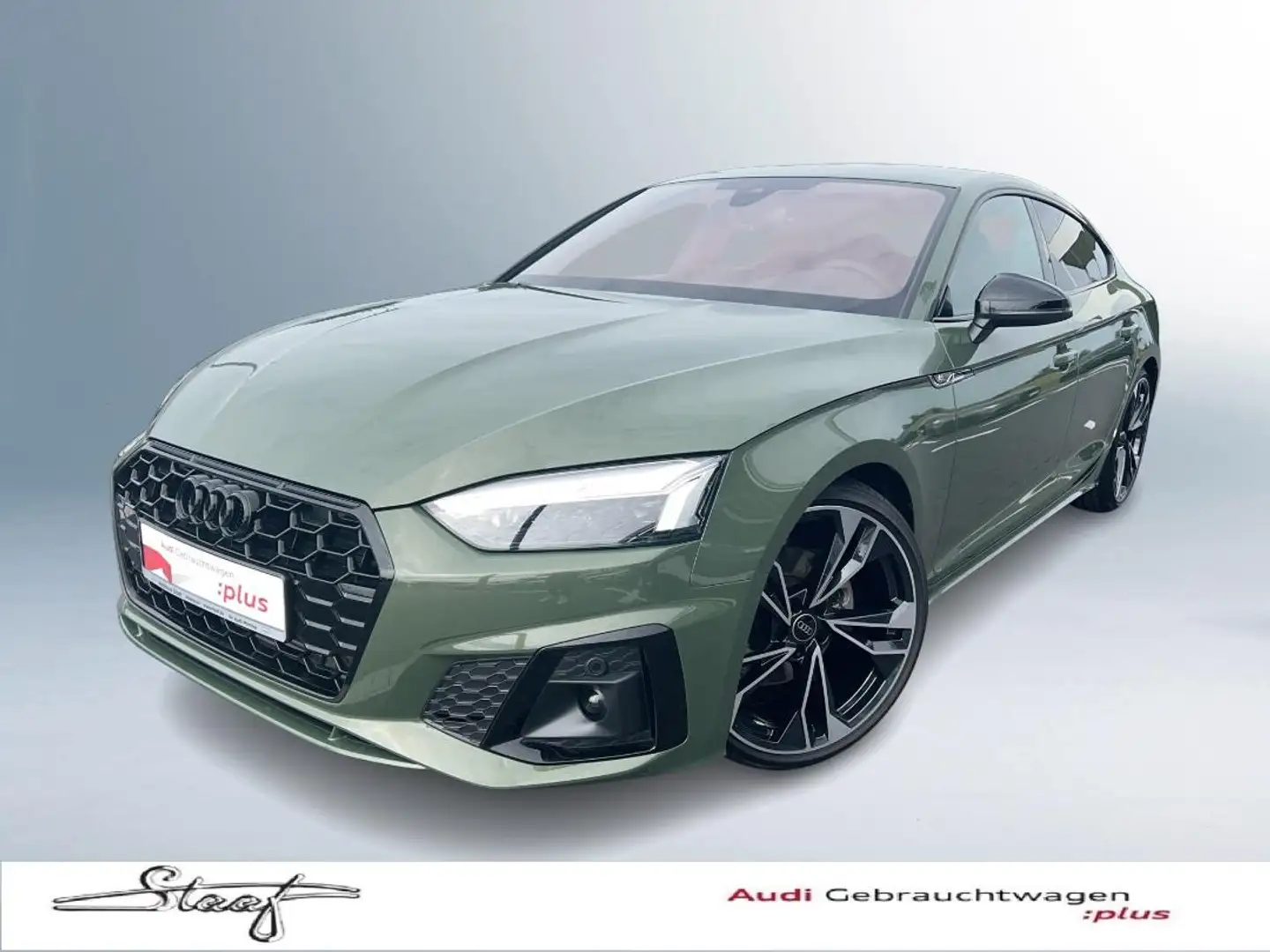Audi A5 Sportback S line business 35TFSI|ACC|NAV|AHK|OPTIK Зелёный - 1