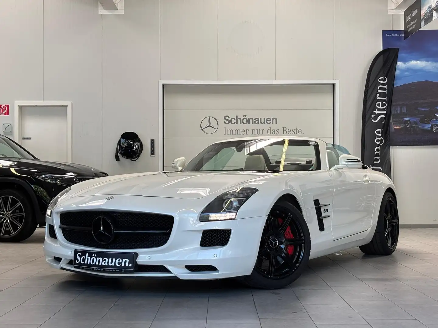 Mercedes-Benz SLS AMG Roadster DESIGNO+B&O+EX SCHWEIZ Blanc - 1