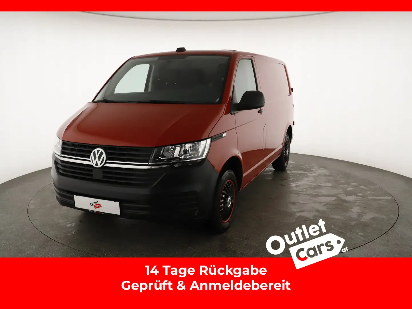 Volkswagen T6.1 Transporter VW Transporter T6.1 Kastenwagen Entry TDI Roşu - 1