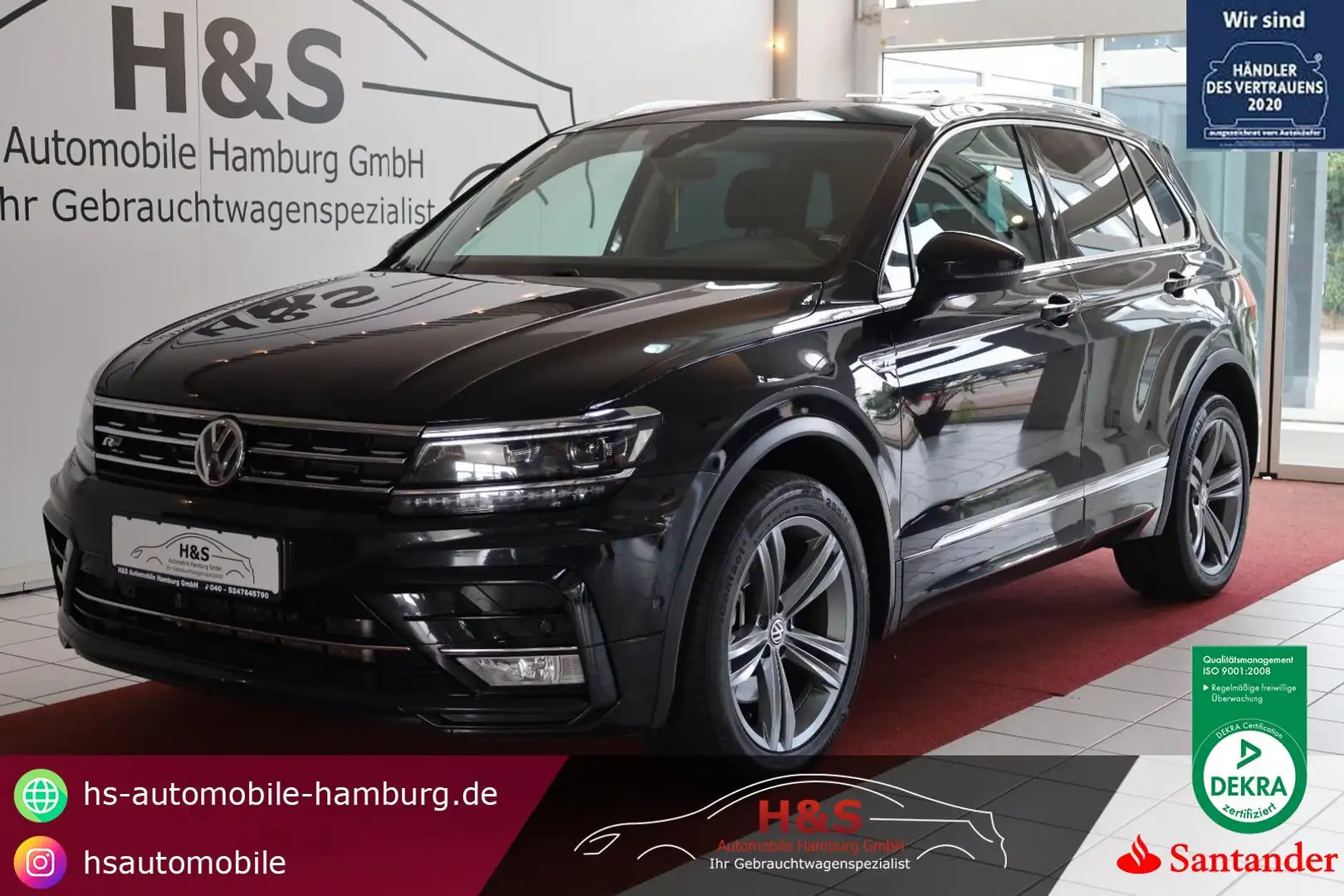 Volkswagen Tiguan R-LINE*Highline BMT 4Motion LED*AHK Noir - 1