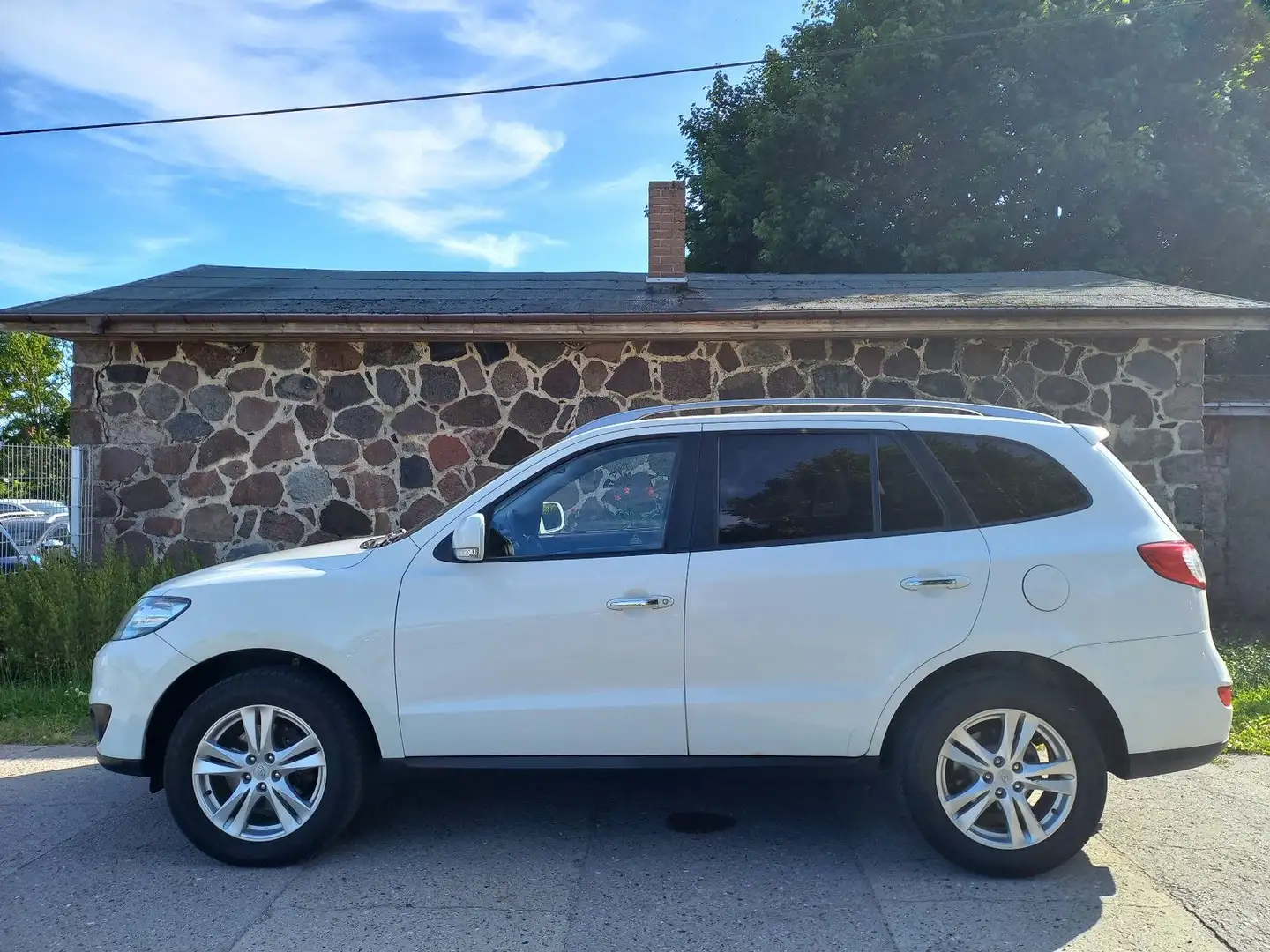 Hyundai SANTA FE 2.2 CRDi Premium Blanc - 2