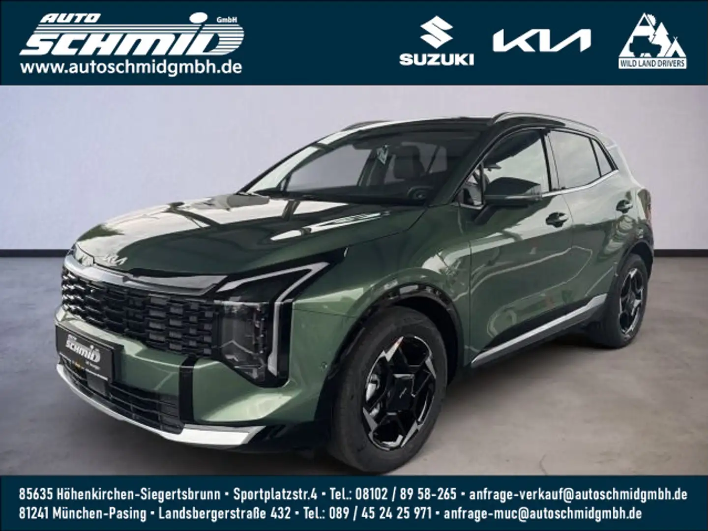 Kia Sportage SPORTAGE 1.6D 48V FACELIFT DCT|SPIRIT|DRIVE|SOUN Groen - 1