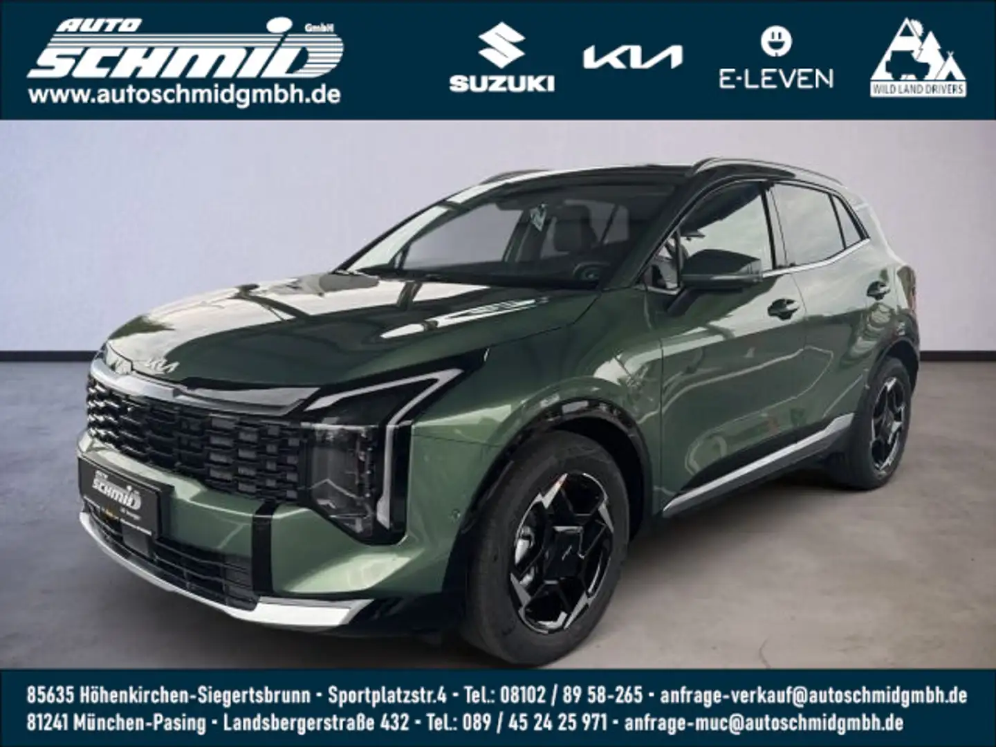 Kia Sportage SPORTAGE 1.6D 48V FACELIFT DCT|SPIRIT|DRIVE|SOUN Groen - 1
