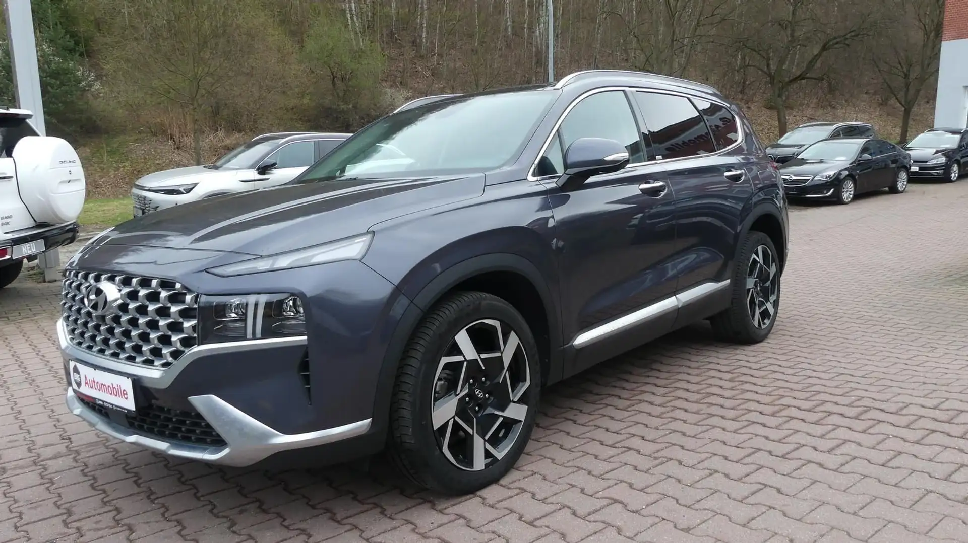 Hyundai SANTA FE 2.2 CRDi*4WD*Leder*ACC*LED*Kam*Pano Blau - 1