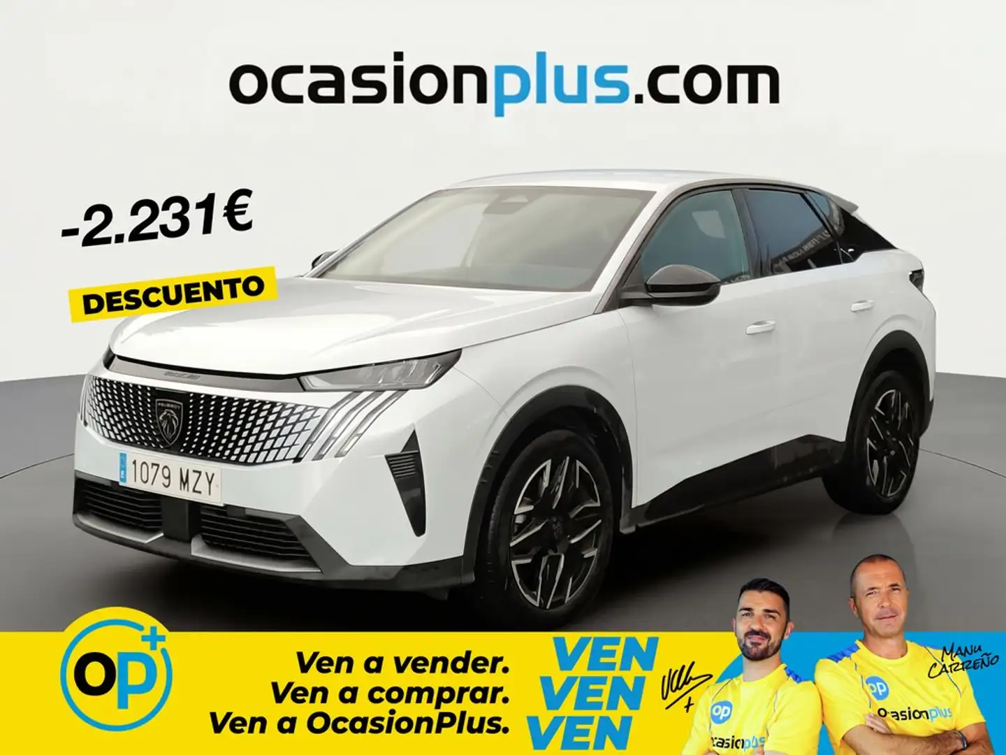 Peugeot 3008 Hybrid Allure eDCS6 145 Blanco - 1