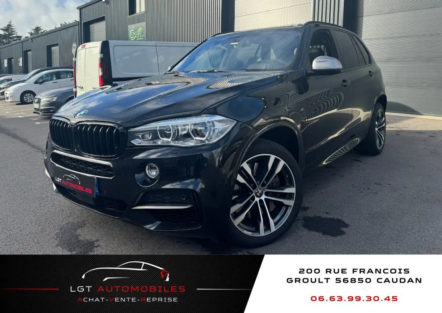 BMW X5 III (F15) M50d 381ch Noir - 1
