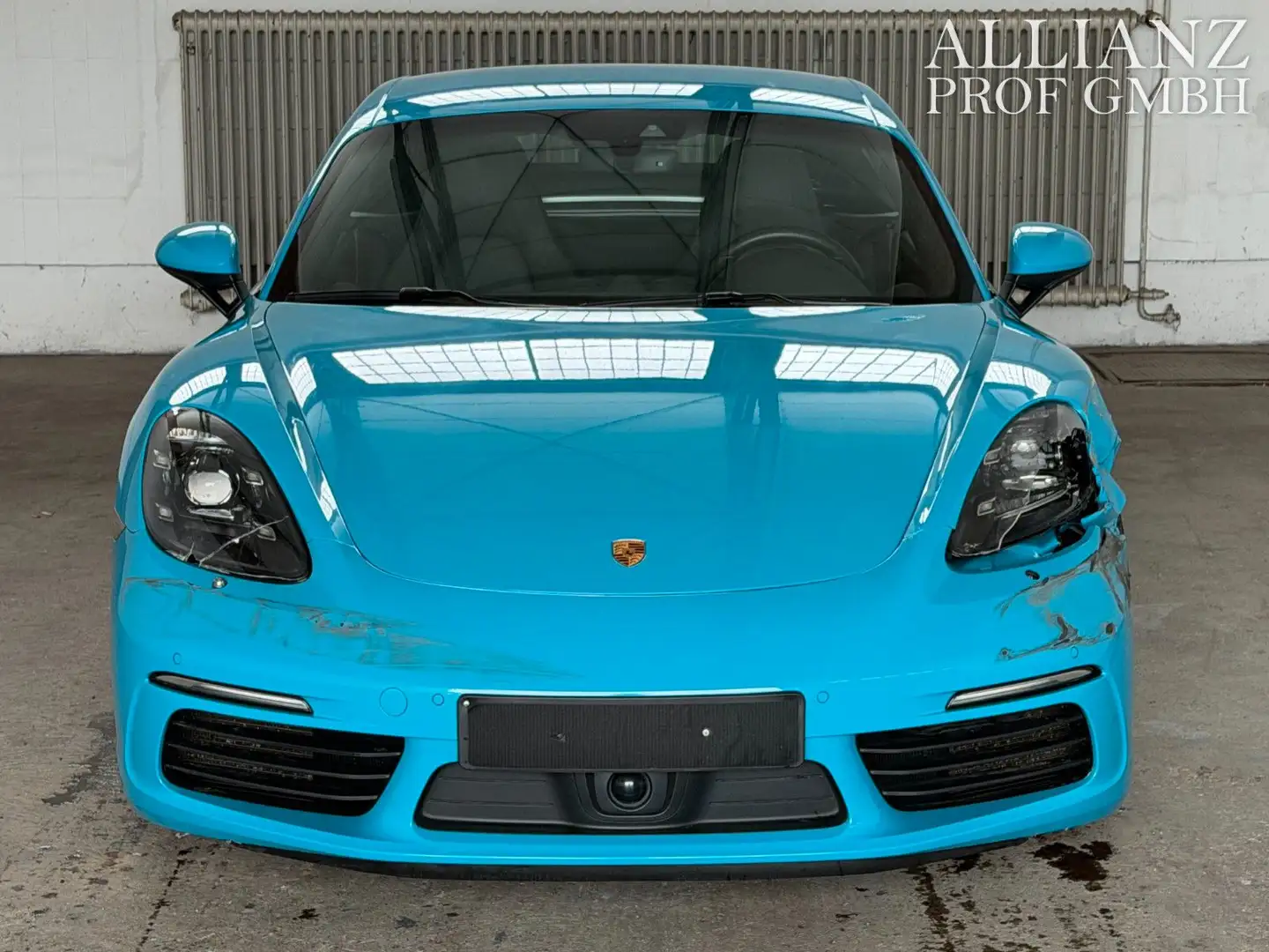 Porsche Cayman 718 Cayman S Ceramic Burm Chrono PASM CAM UNFALL Blau - 2