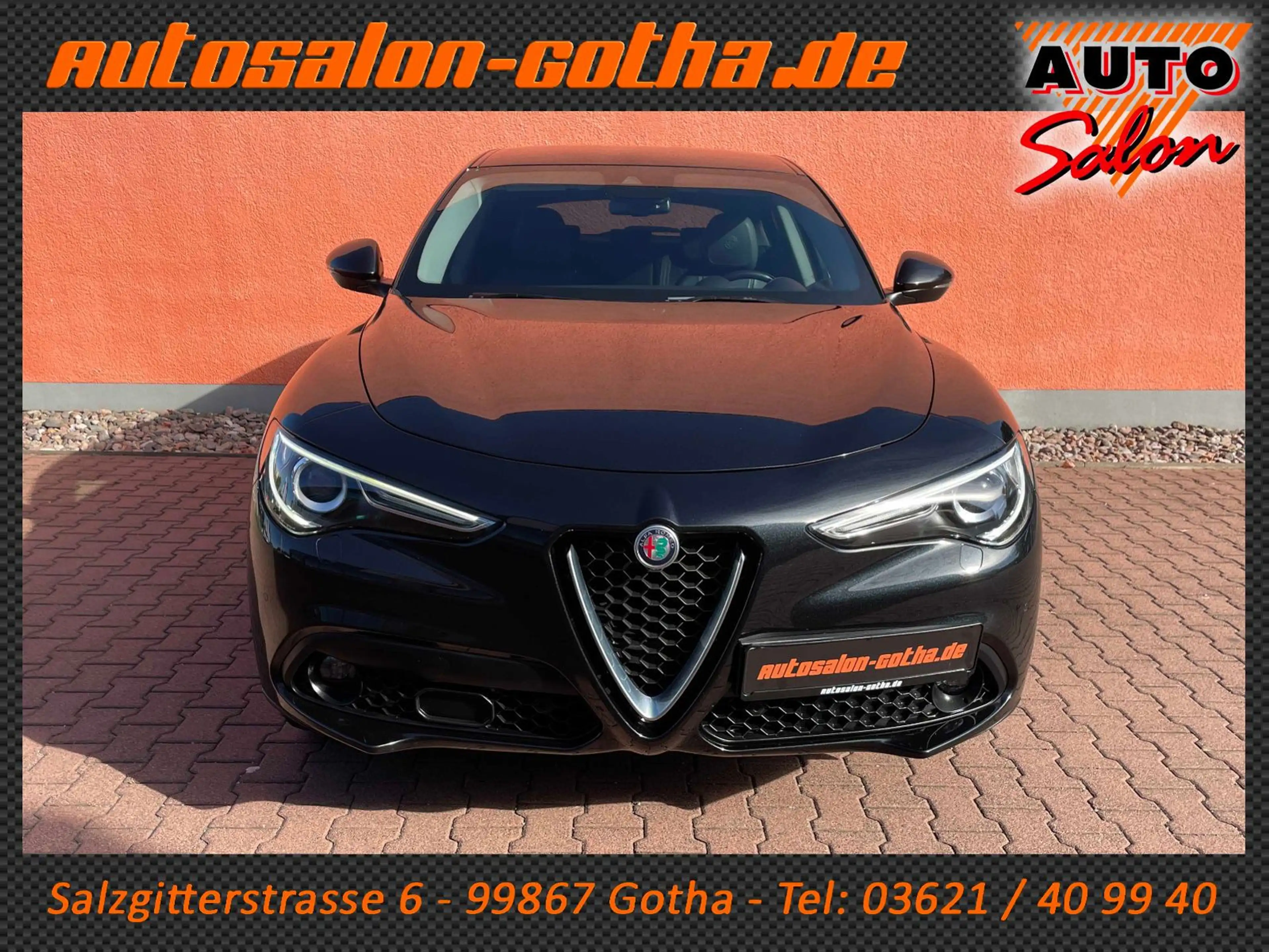 Alfa Romeo Stelvio Lusso Q4 NERO VULCANO 1.Hd+Scheckheft — photo 2