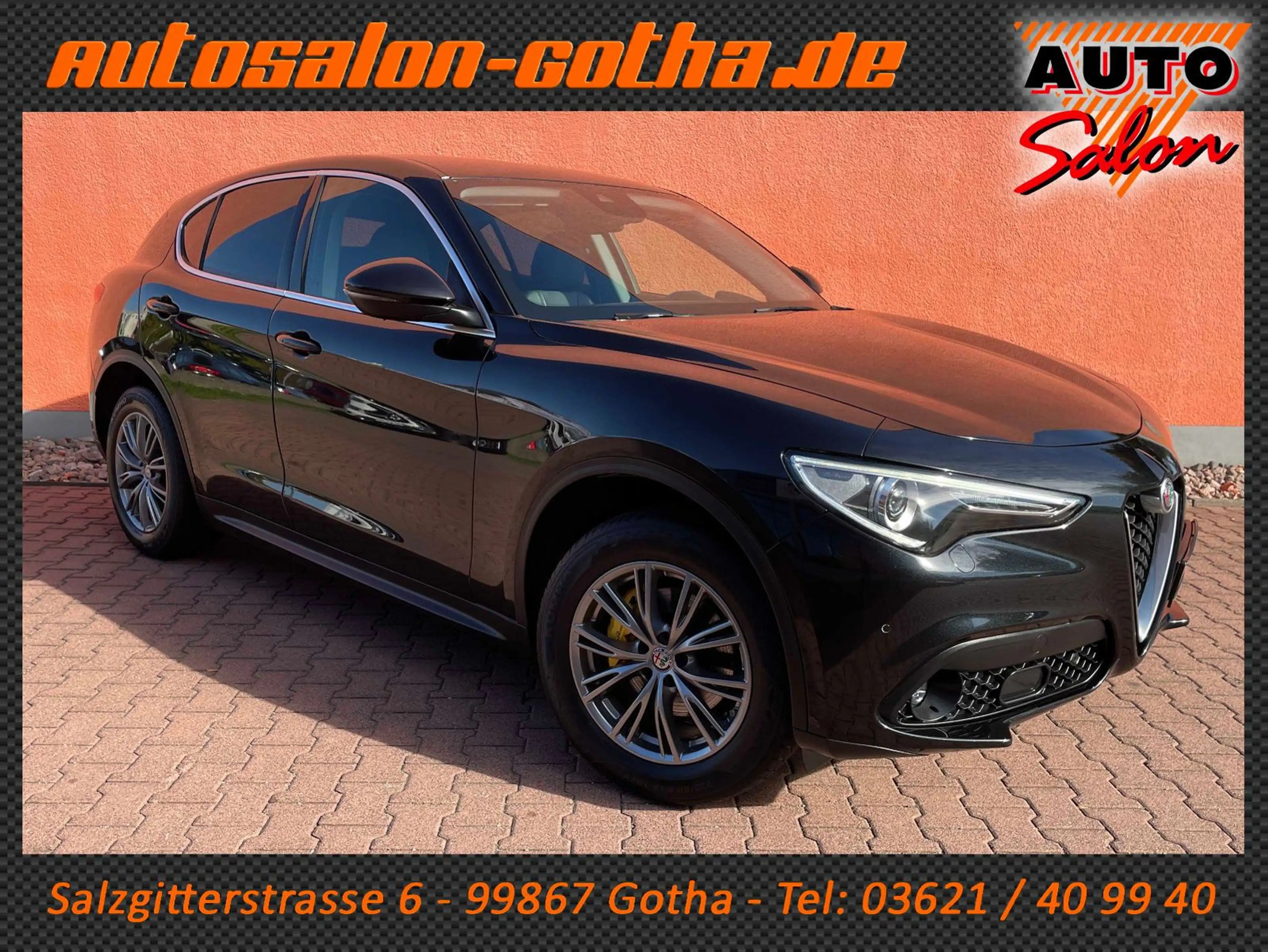 Alfa Romeo Stelvio Lusso Q4 NERO VULCANO 1.Hd+Scheckheft — photo 3