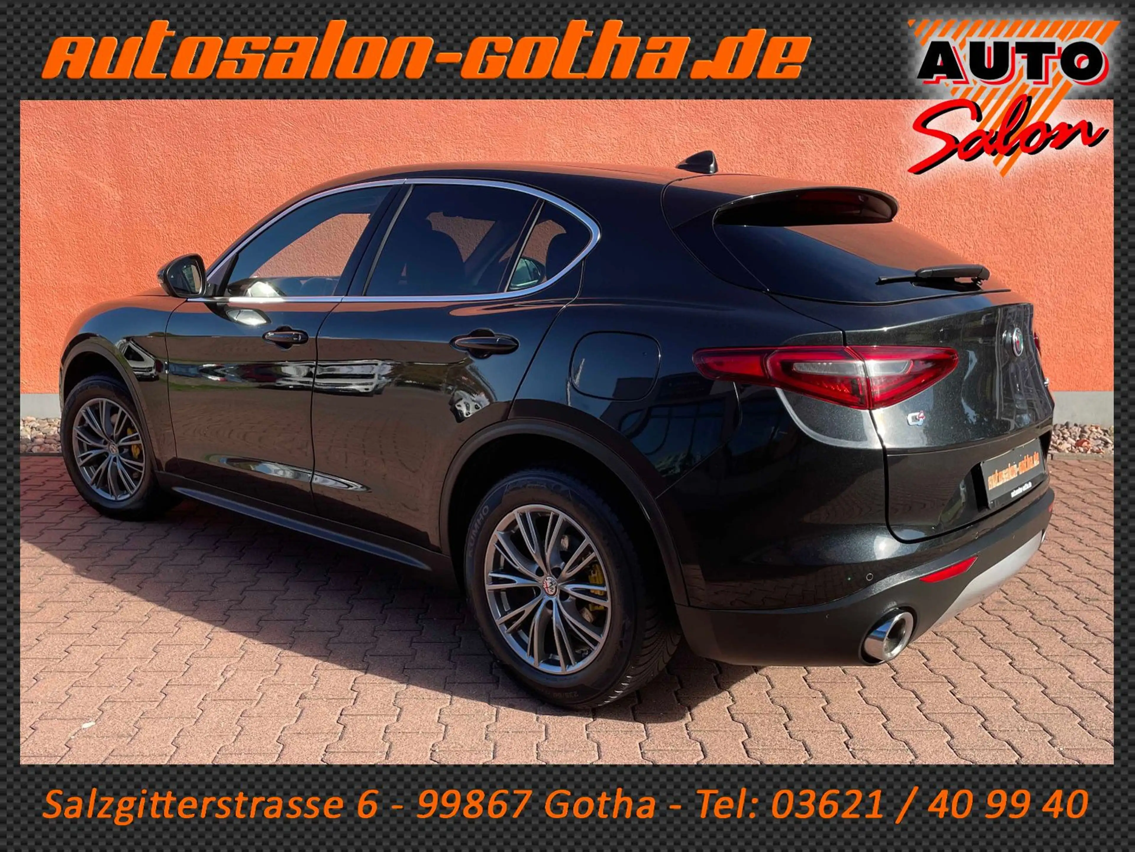 Alfa Romeo Stelvio Lusso Q4 NERO VULCANO 1.Hd+Scheckheft — photo 6