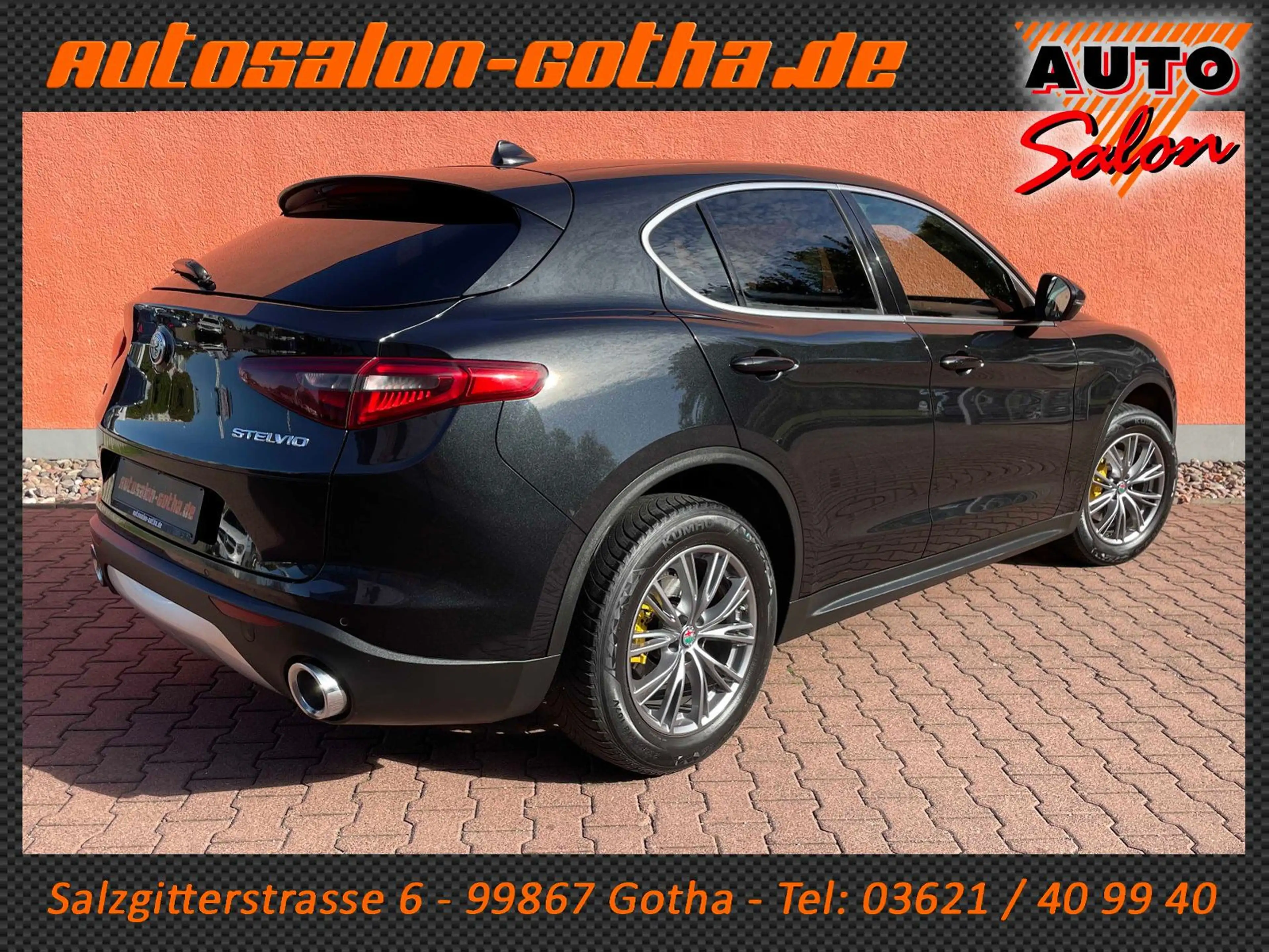 Alfa Romeo Stelvio Lusso Q4 NERO VULCANO 1.Hd+Scheckheft — photo 4
