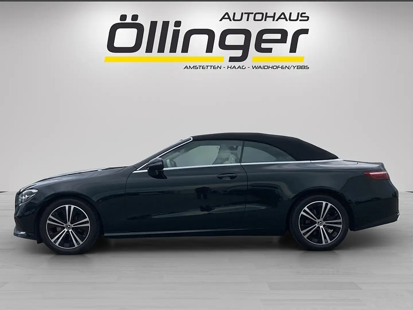 Mercedes-Benz E 220 d Aut. Cabrio + Viele Extras! Schwarz - 2