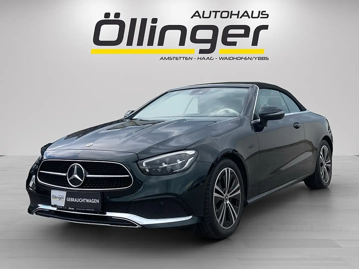 Mercedes-Benz E 220 d Aut. Cabrio + Viele Extras! Schwarz - 1