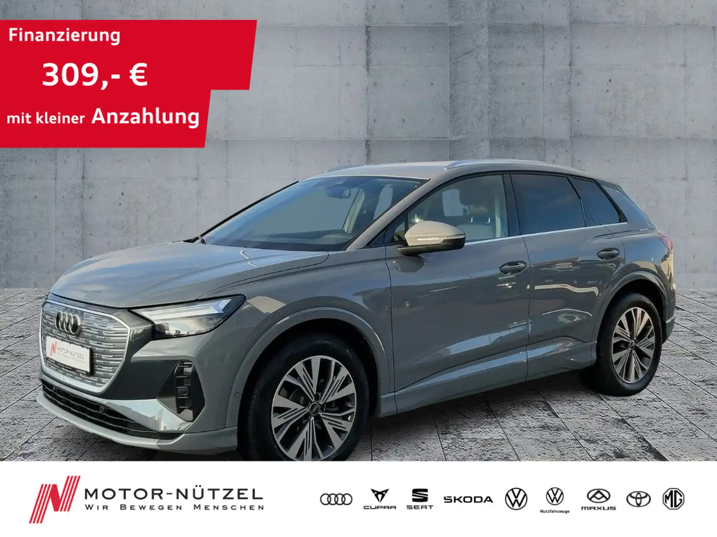 Audi Q4 e-tron 35 ADVANCED LED+RFK+ACC+19"LM Grau - 1