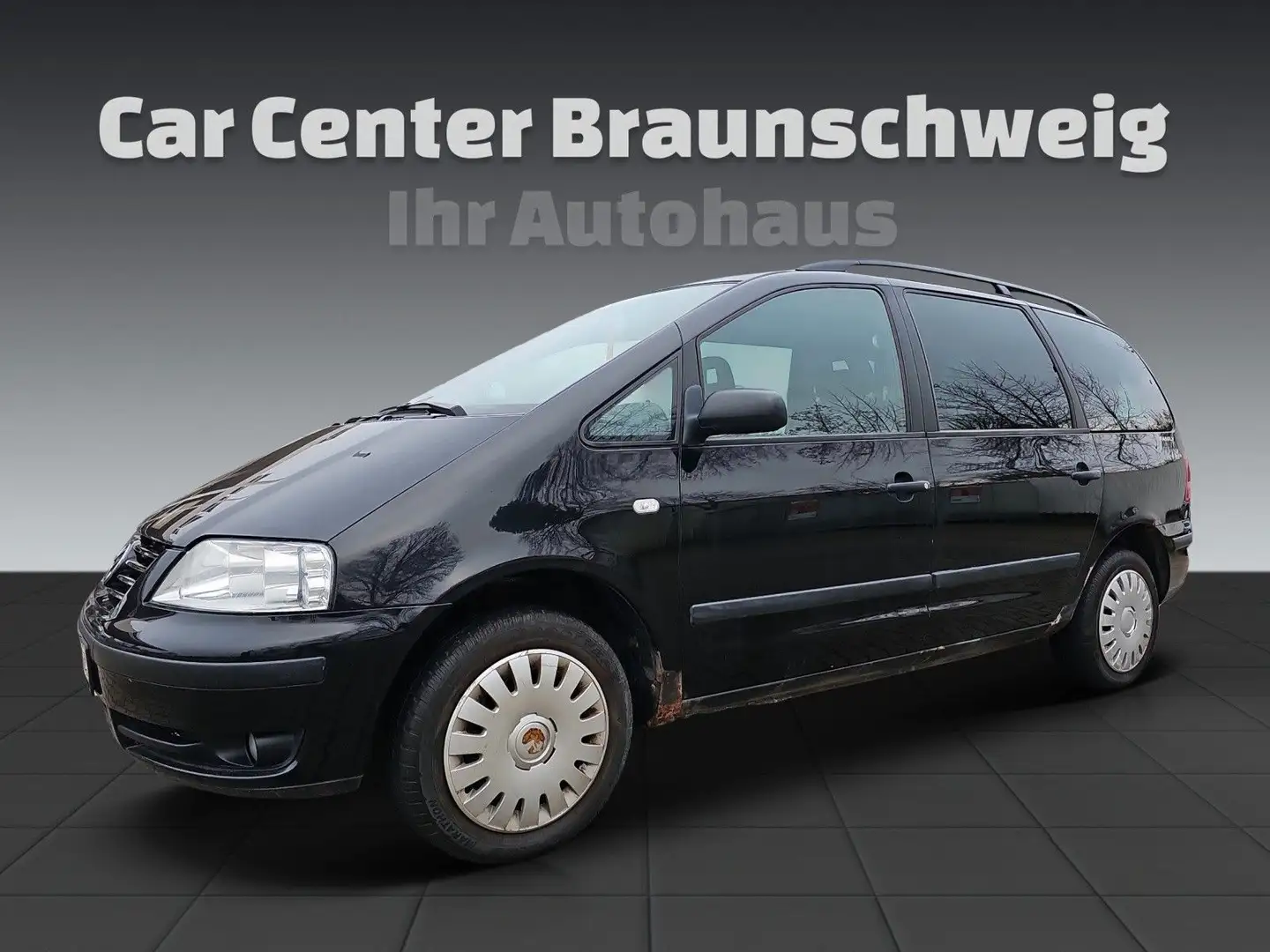 Volkswagen Sharan 1.9 TDI Comfortline+Temp+AHK Siyah - 1