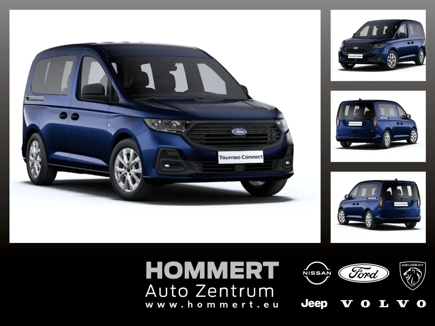 Ford Tourneo Connect Trend 1.5 PHEV NAVI*PDC*KLIMAAUT Bleu - 1
