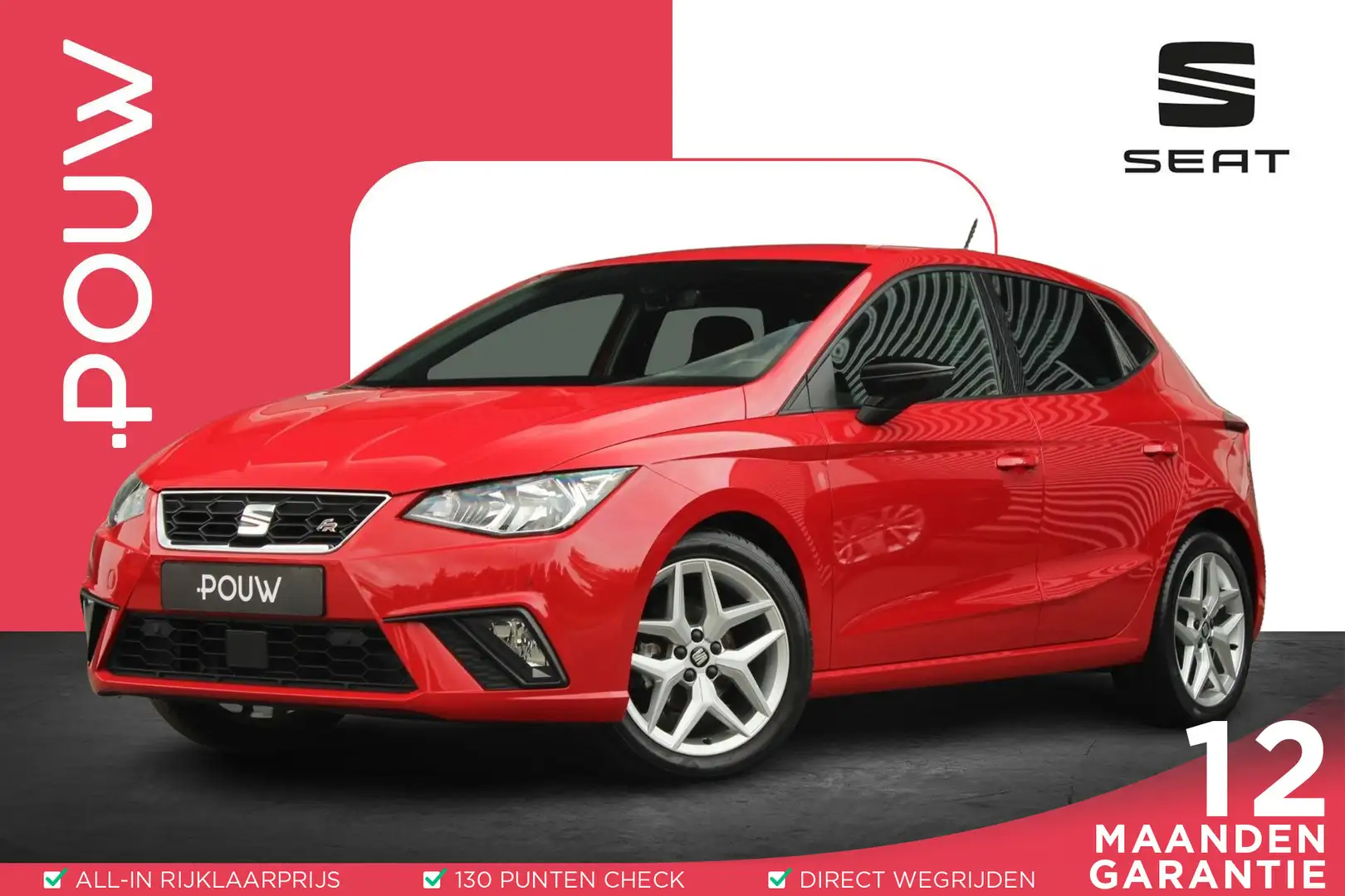 SEAT Ibiza 1.0 TSI 95pk FR Business Intense | Stoelverwarming Rood - 1