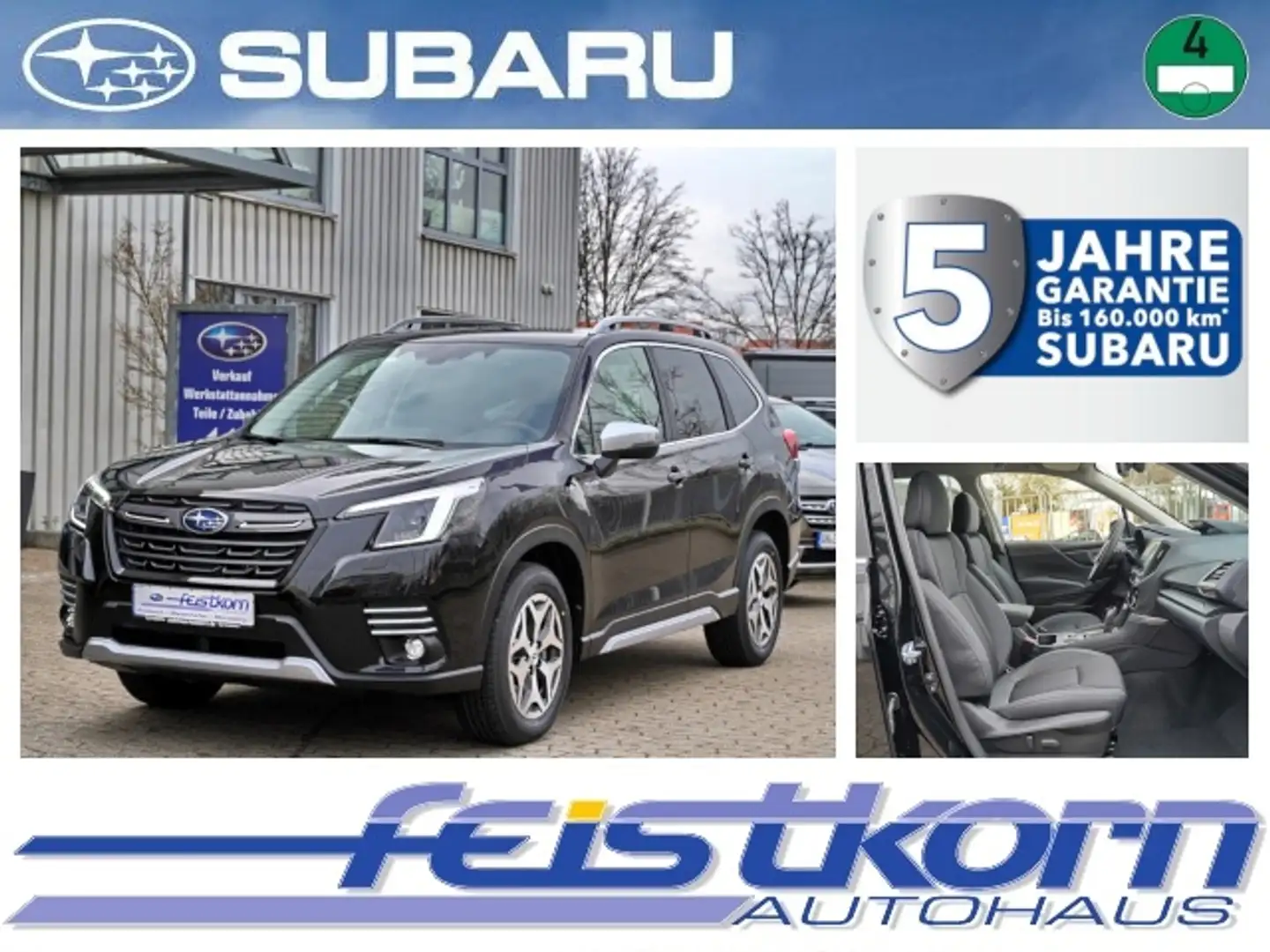Subaru Forester 2.0ie e-BOXER Active Lineartronic Negru - 1