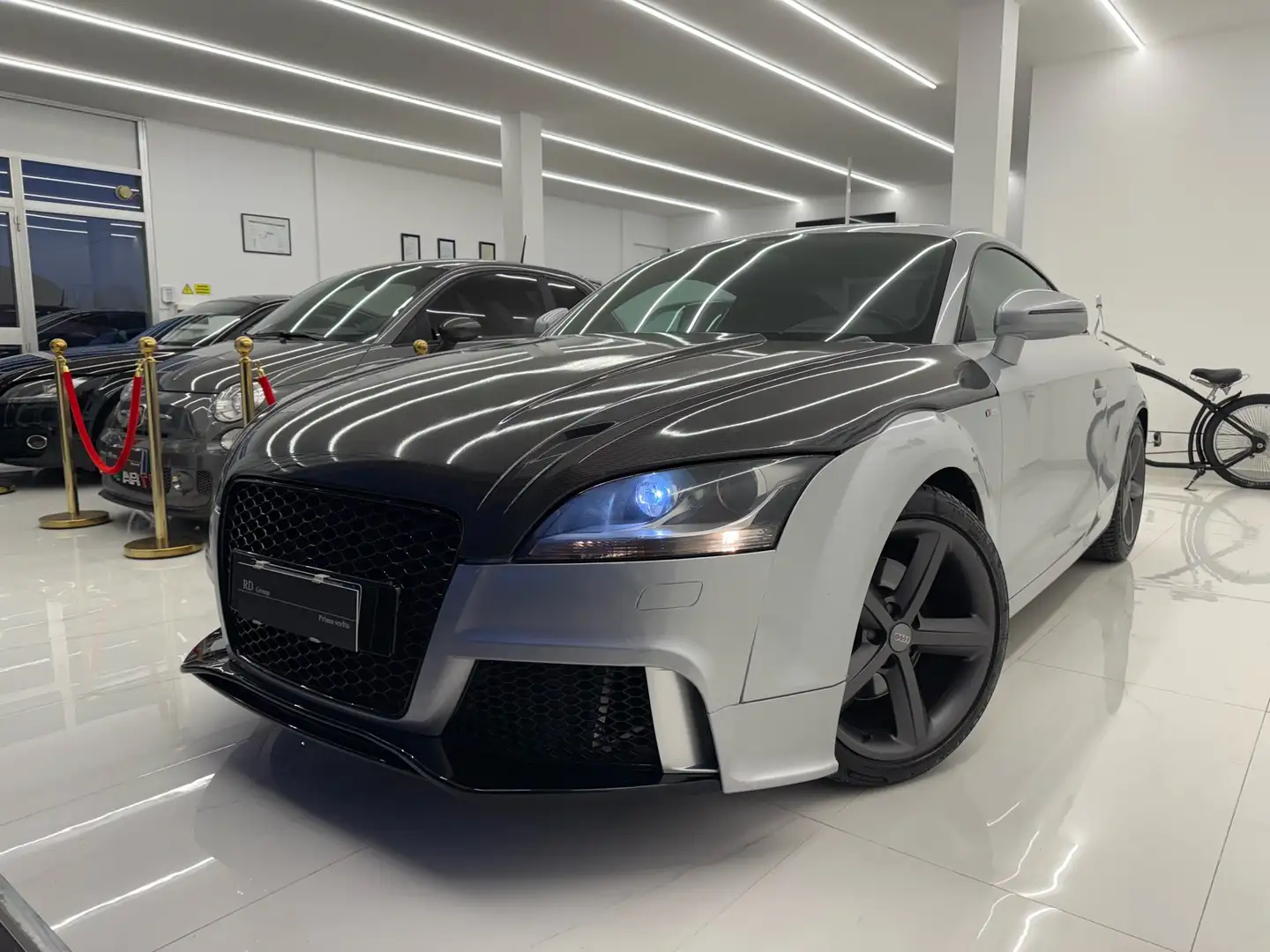 Audi TT coupé 1.8 TFSI S-Line Full carbon cofano  Scarico Grigio - 1