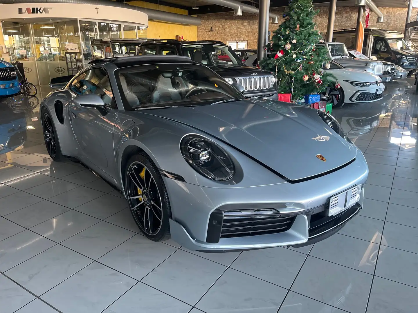 Porsche 911 Coupe 3.7 Turbo S auto Argento - 1