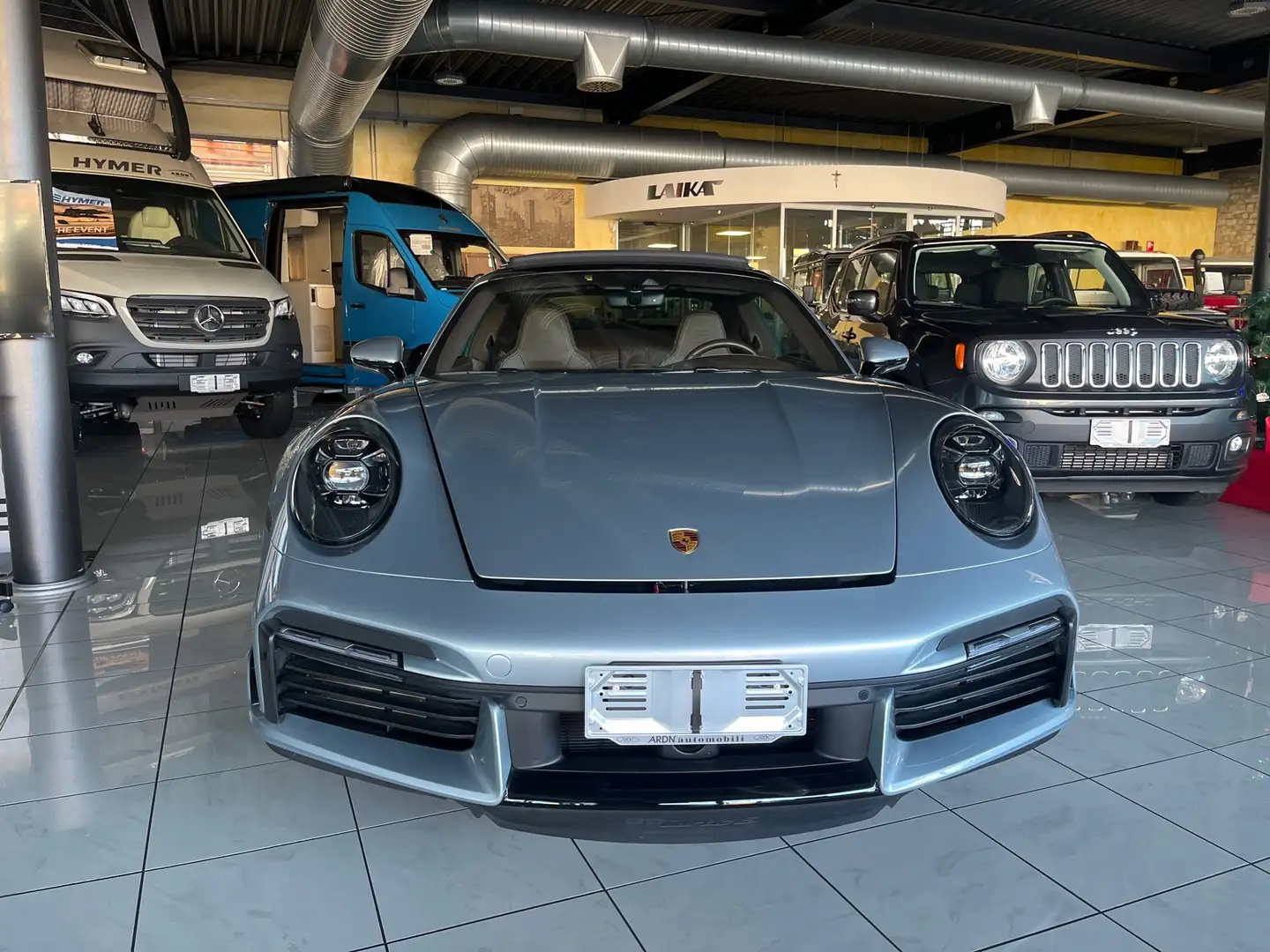 Porsche 911 Coupe 3.7 Turbo S auto Argento - 2