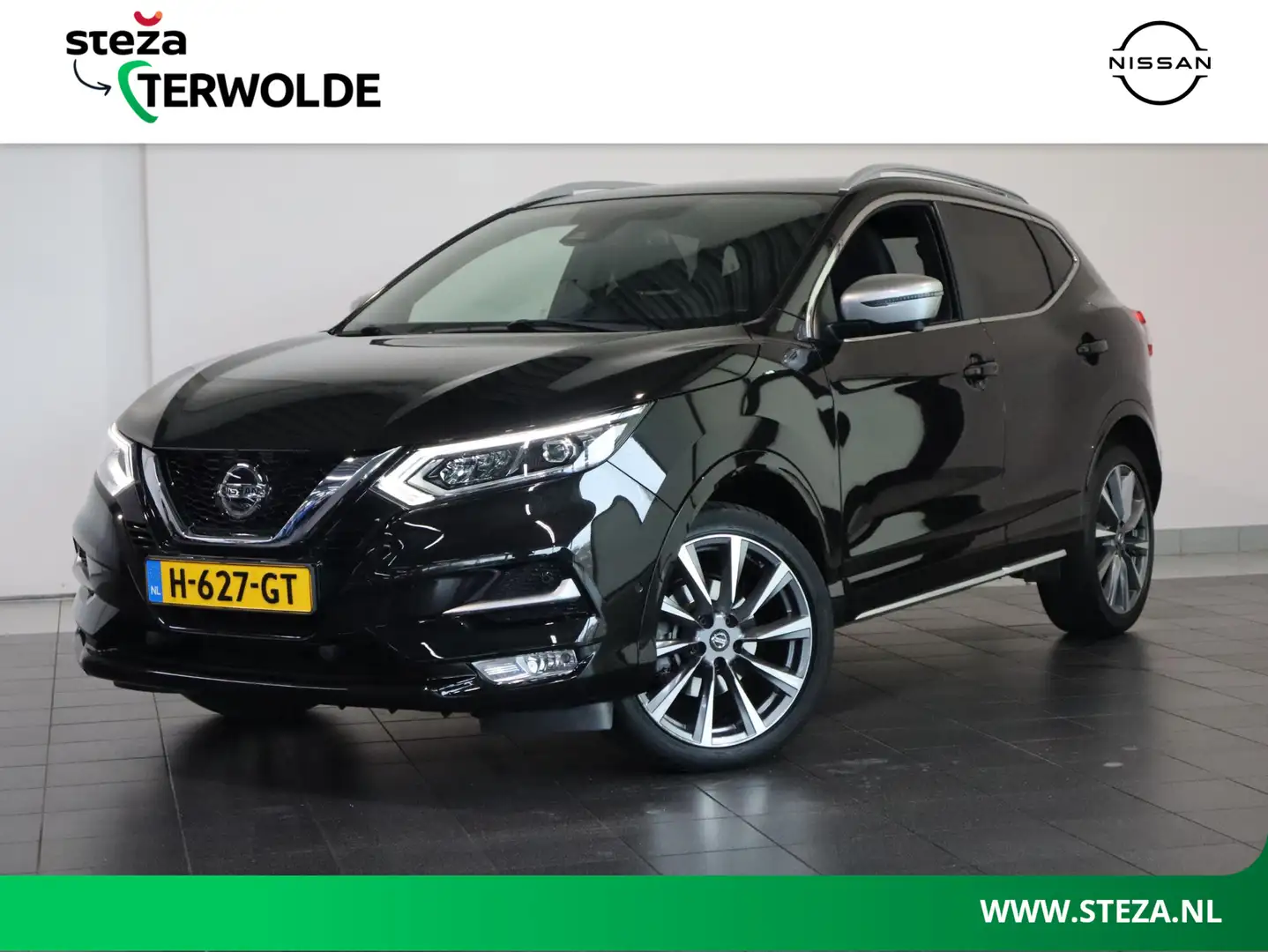 Nissan Qashqai 1.3 DIG-T Tekna + | AUTOMAAT | Lederen Bekl. | Pan Noir - 1