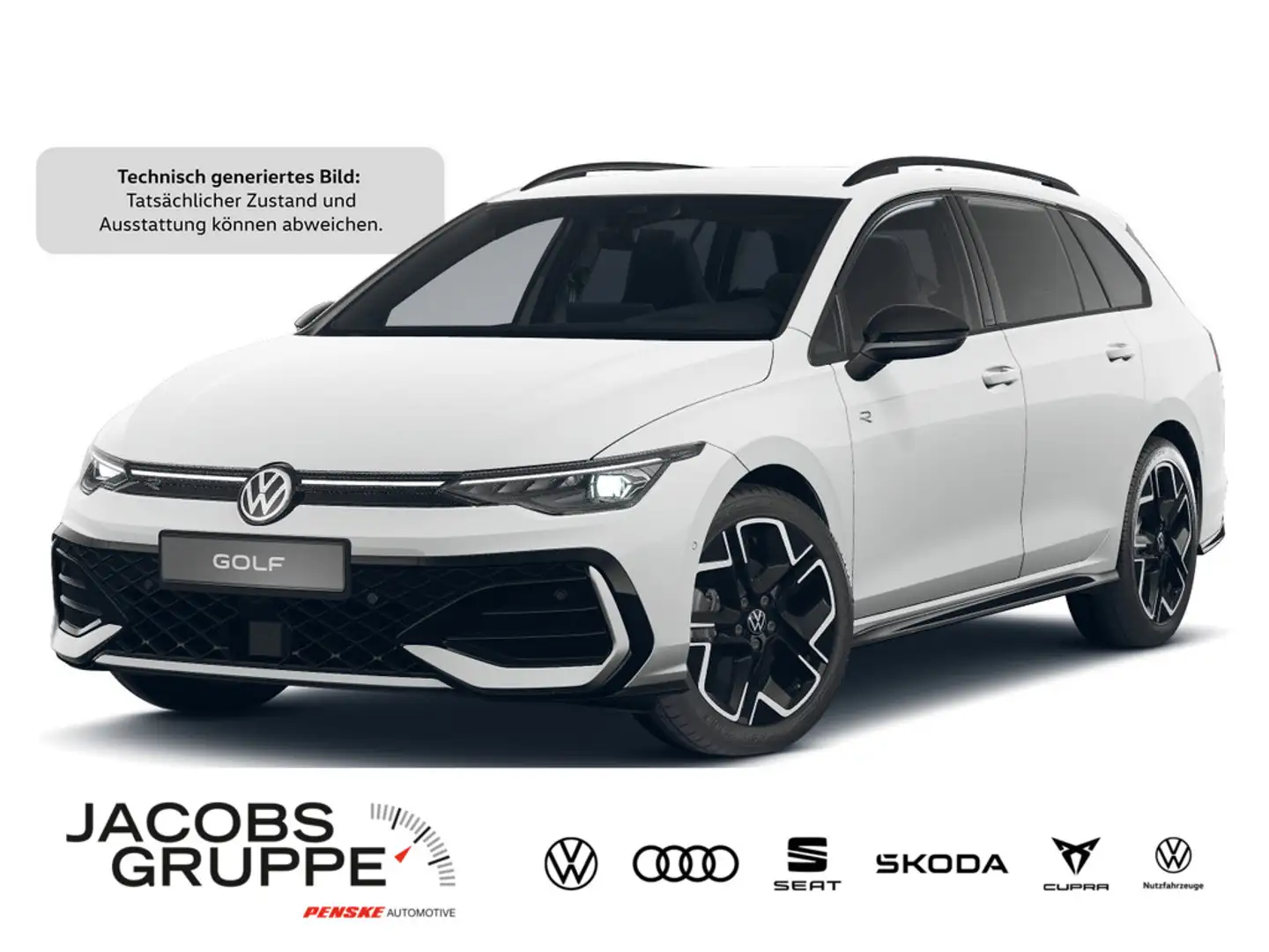 Volkswagen Golf VIII Variant 2.0 TDI R-Line "Black Style" Weiß - 1