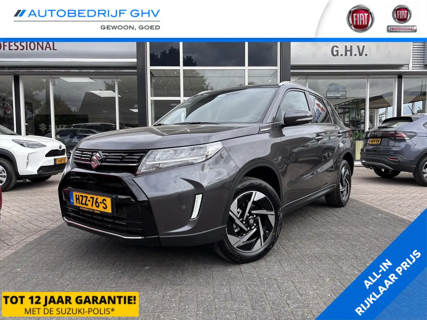 Suzuki Vitara 1.4 Boosterjet Smart Hybrid 110pk Style Automaat Grijs - 1