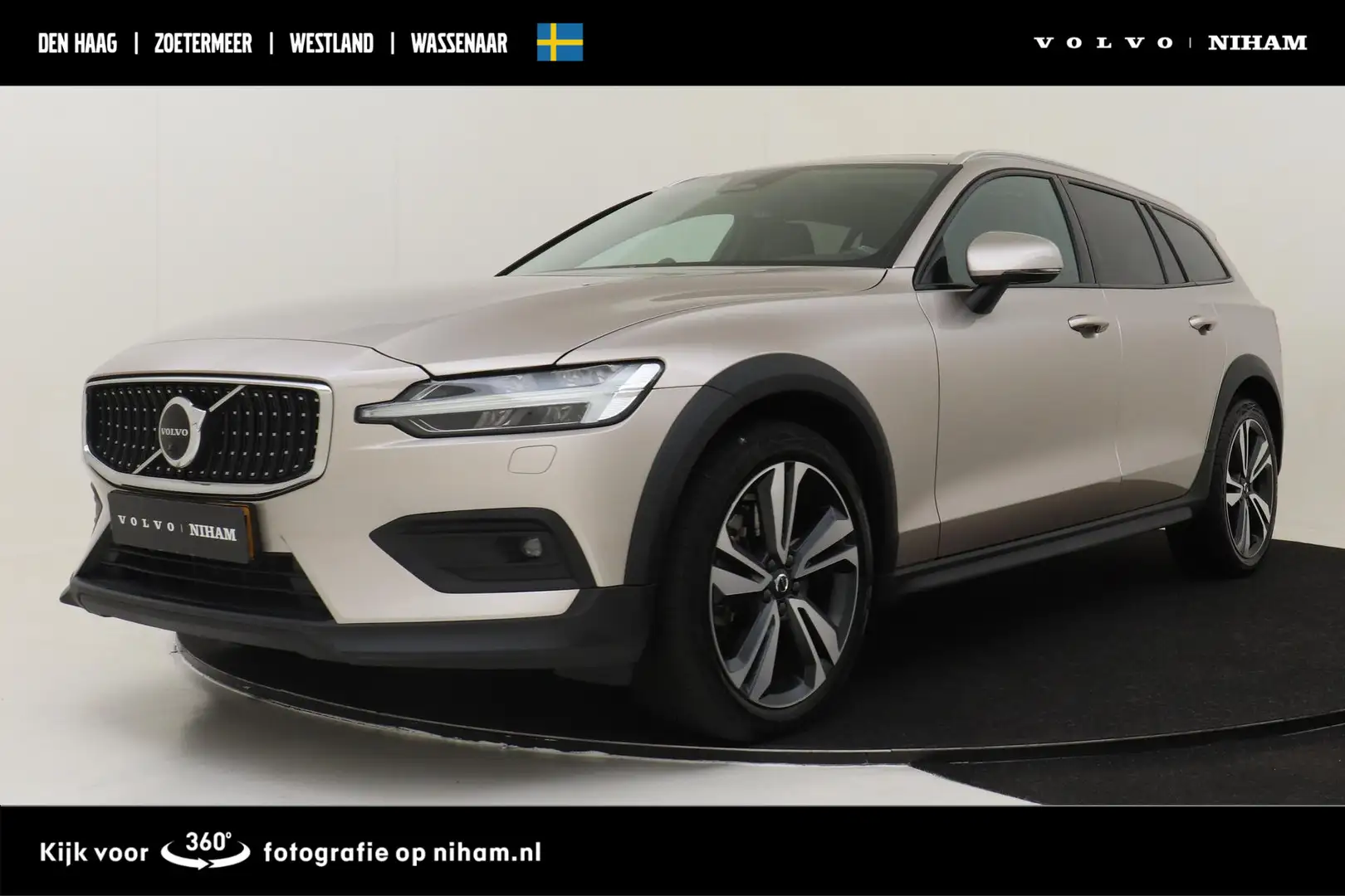 Volvo V60 Cross Country B5 AWD ULTIMATE -FULL.OPTIONS!|PANO.DAK|B&W.AUDIO| Grijs - 1