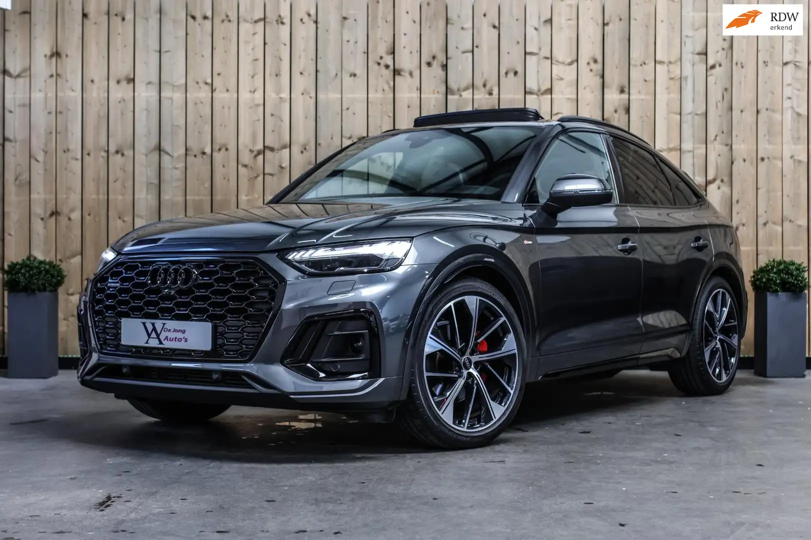 Audi Q5 Sportback 45 TFSI S-Line *Pano*S-Stoelen*B&O*360 C Grijs - 1
