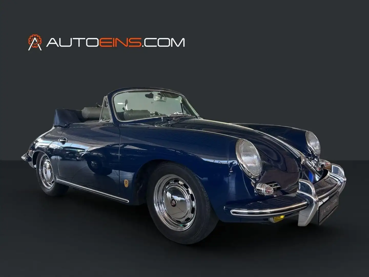 Porsche 356 B S 1600 Cabriolet Reutter*zustand 2-* Blau - 1