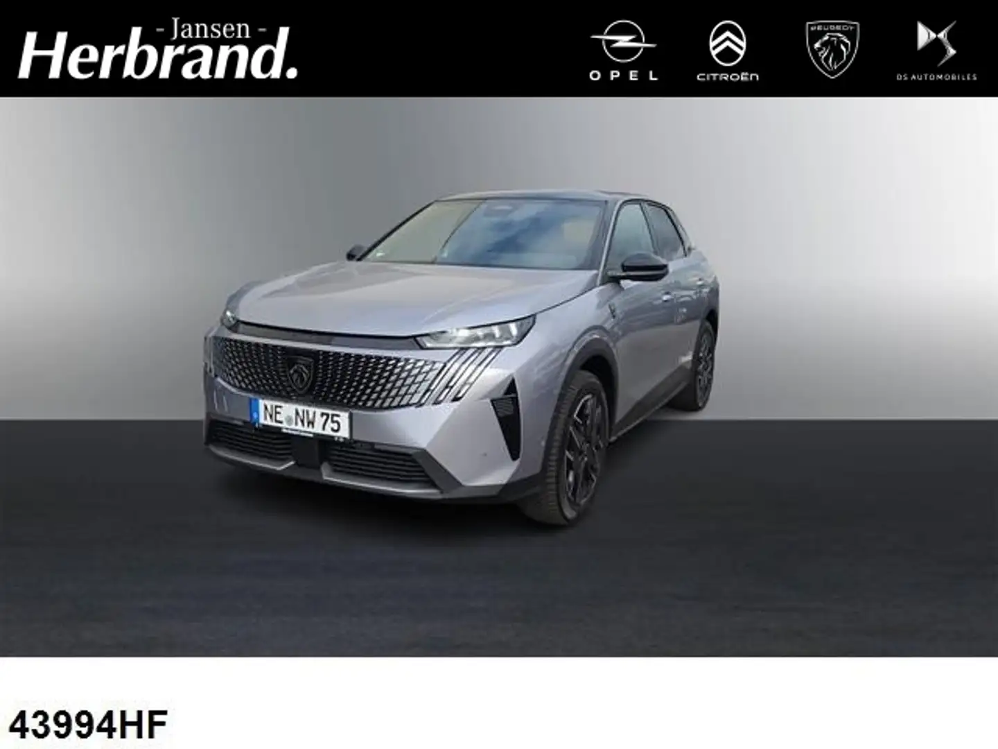 Peugeot 3008 GT +DAB+KLIMA+TEMPOMAT+LED+ Silber - 1