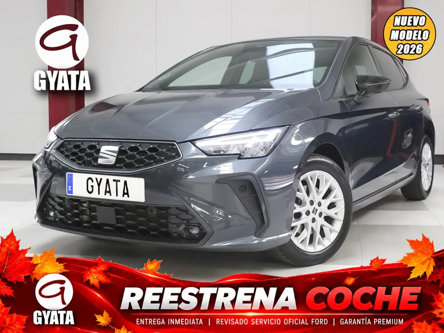 SEAT Ibiza 1.0 TSI S&S FR 85kW Gris - 1